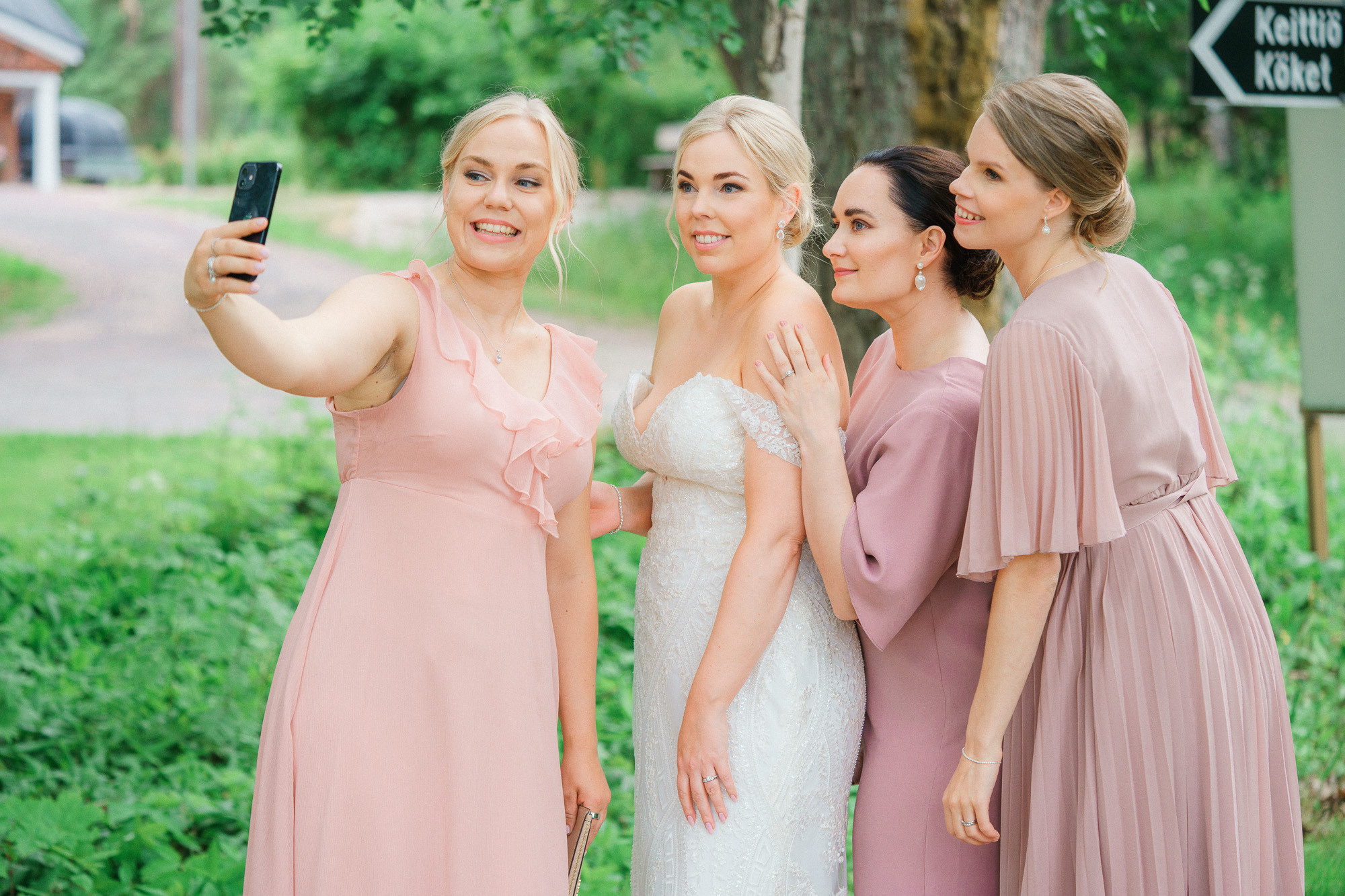 Sini ja Otto, hääkuvaus Wohl Gård, Kirkkonummi