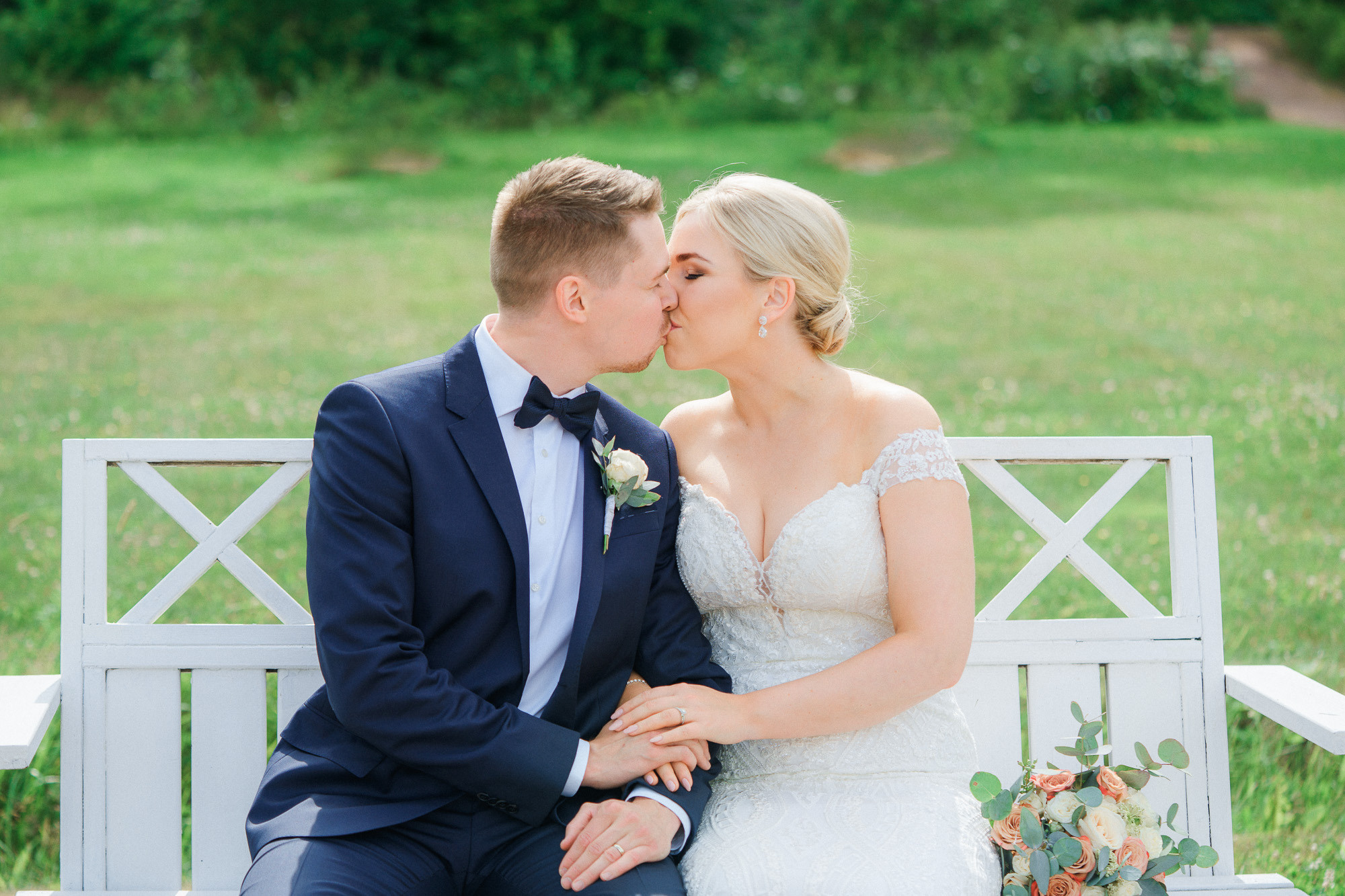 Sini ja Otto, hääkuvaus Wohl Gård, Kirkkonummi