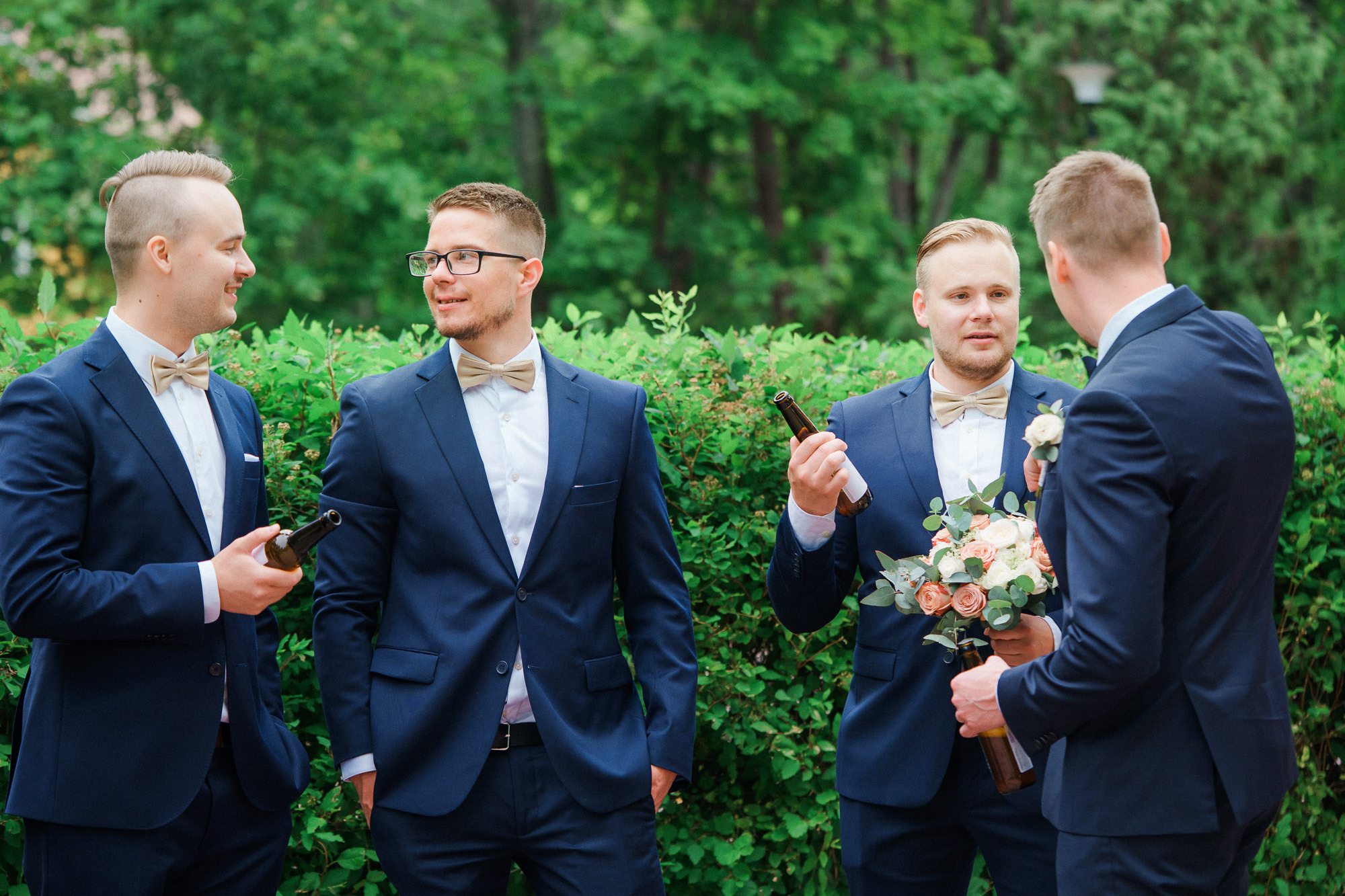 Sini ja Otto, hääkuvaus Wohl Gård, Kirkkonummi