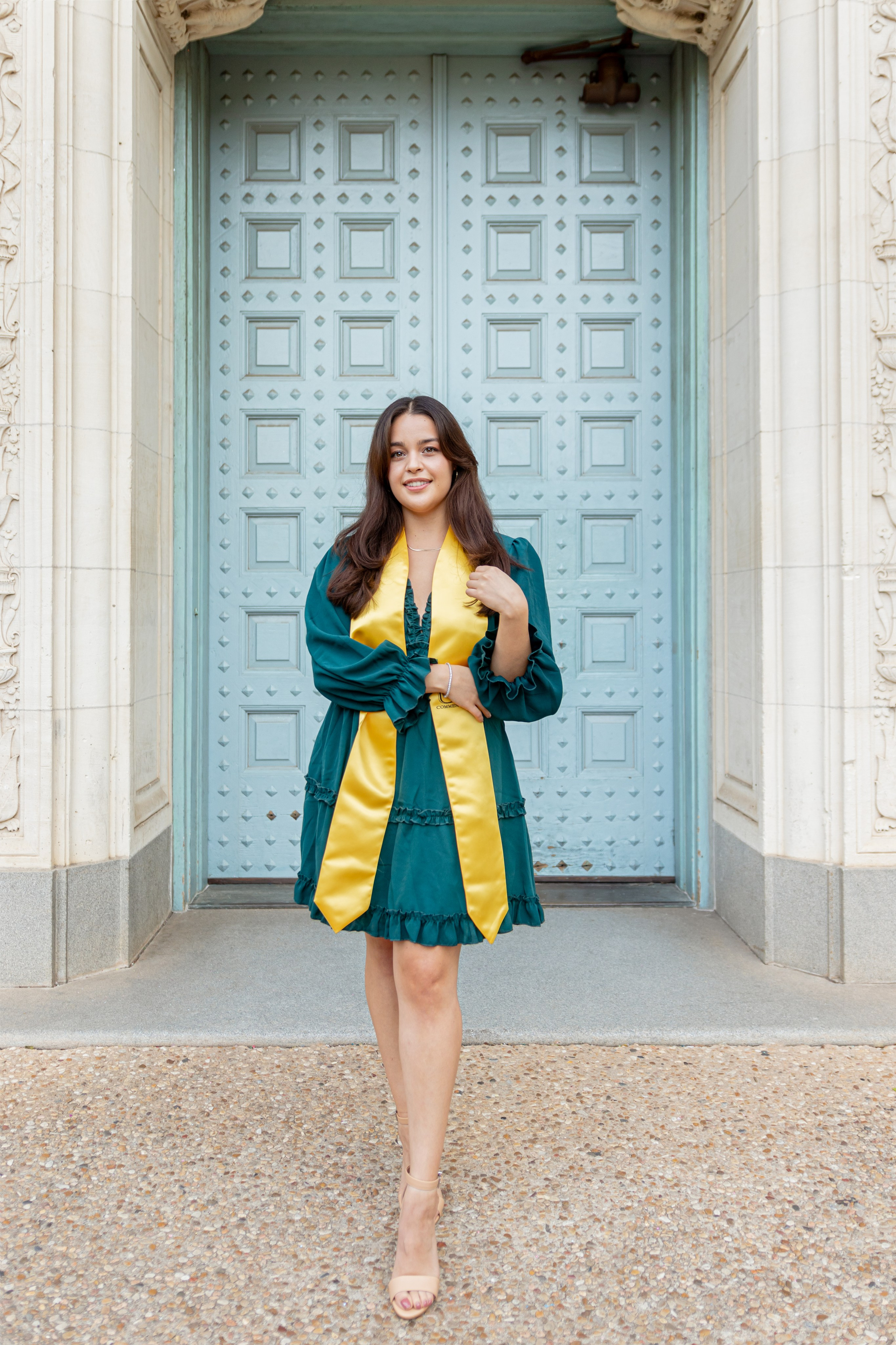 Monica’s graduation photoshoot at the University of Texas Austin