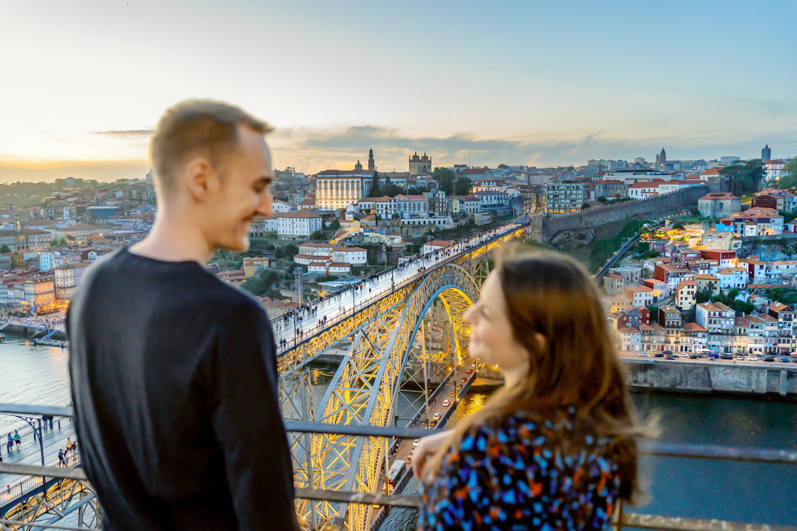 Кэролайн и Марвин в Порту и Вила-Нова-ди-Гая. Фотограф и видеограф в Португалии