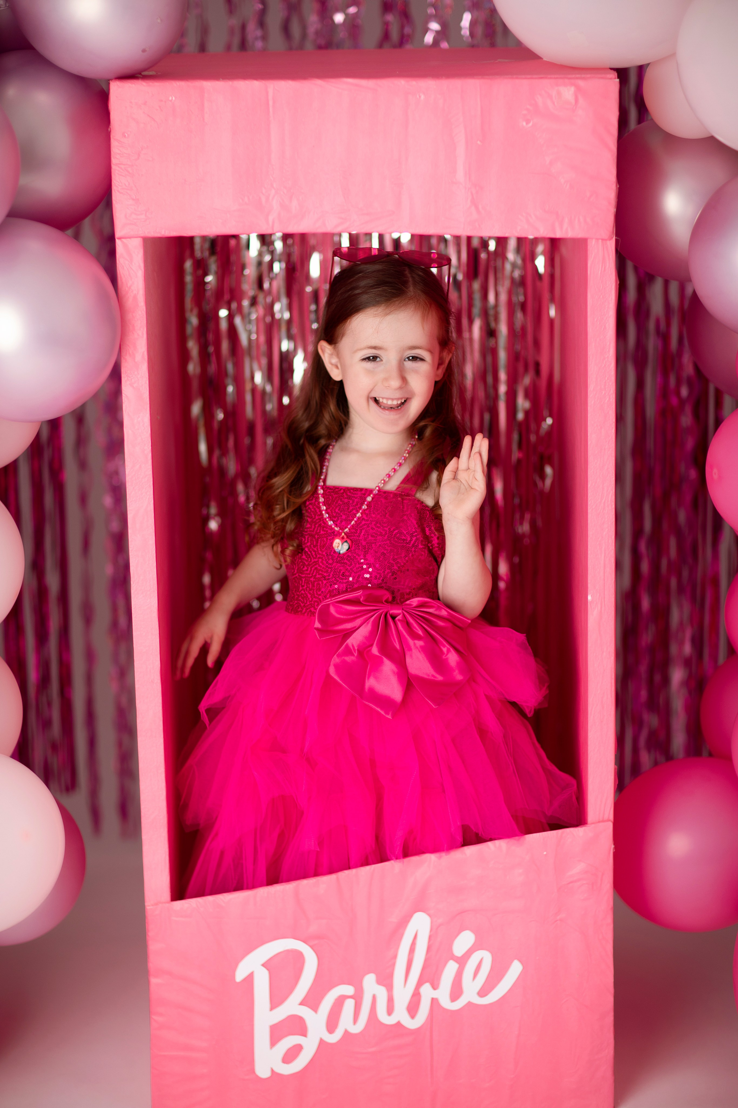 Mini-fotografering i Barbie-stil för flickor från 1 till 6 år. Axlundphotography.se