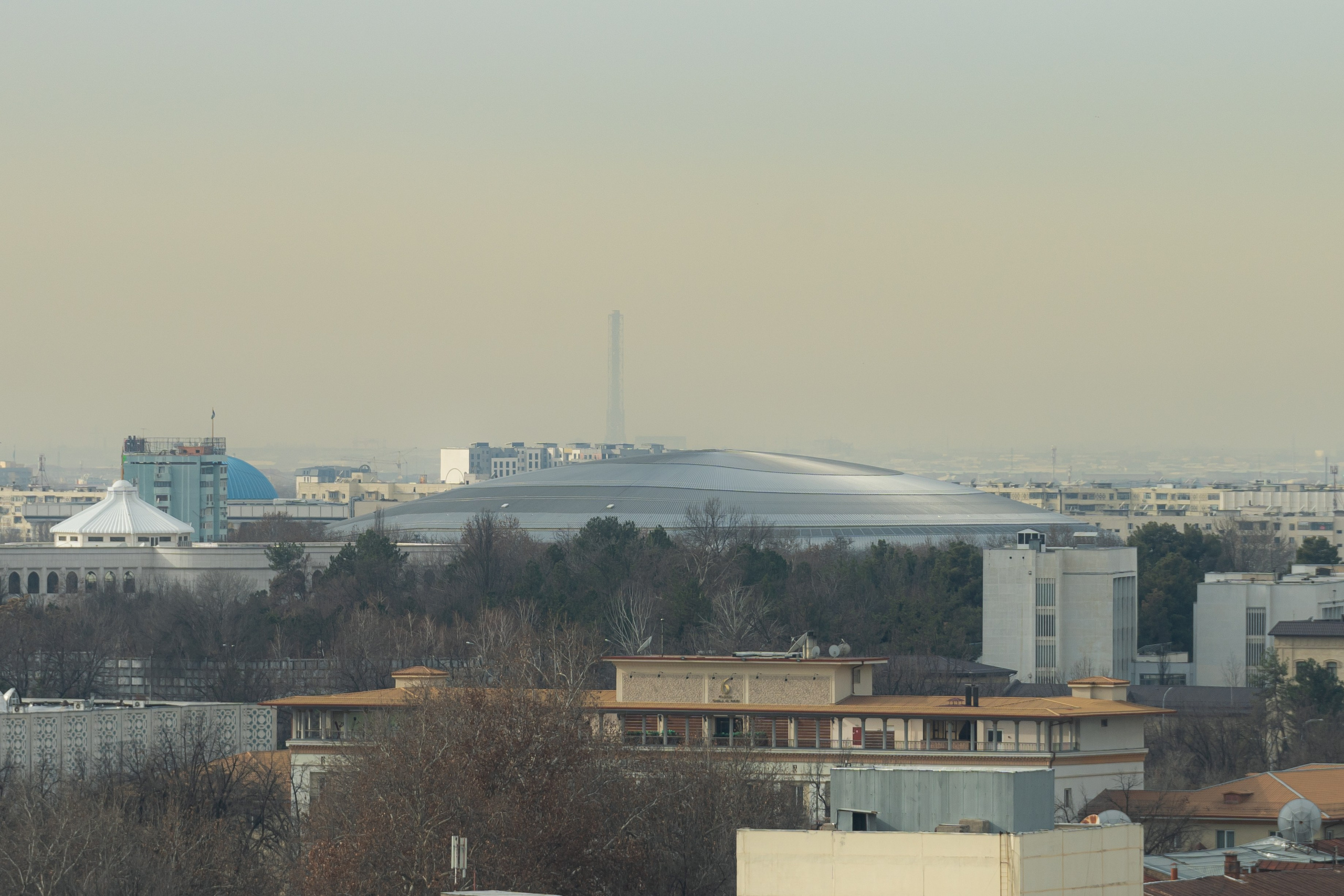 Смог в Ташкенте или Взгляд на город с высоты птичьего полета. Георгий Намазов | Фотограф в Ташкенте