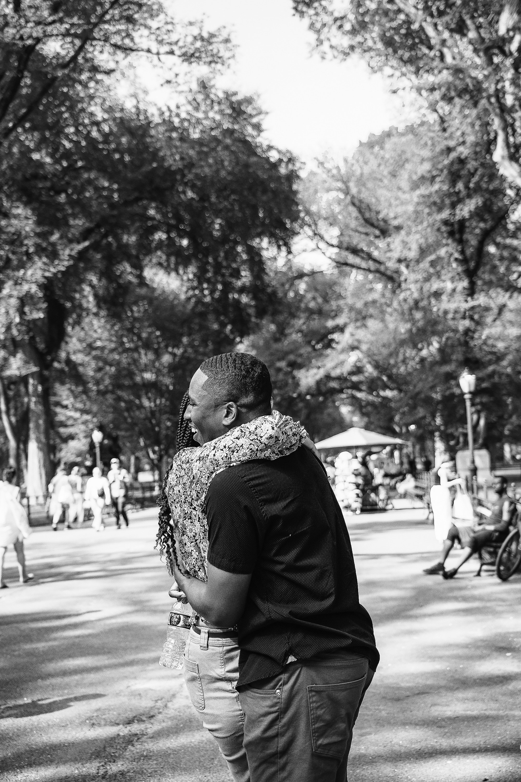 Photoshoot before wedding. Portrait and wedding photographer in New York