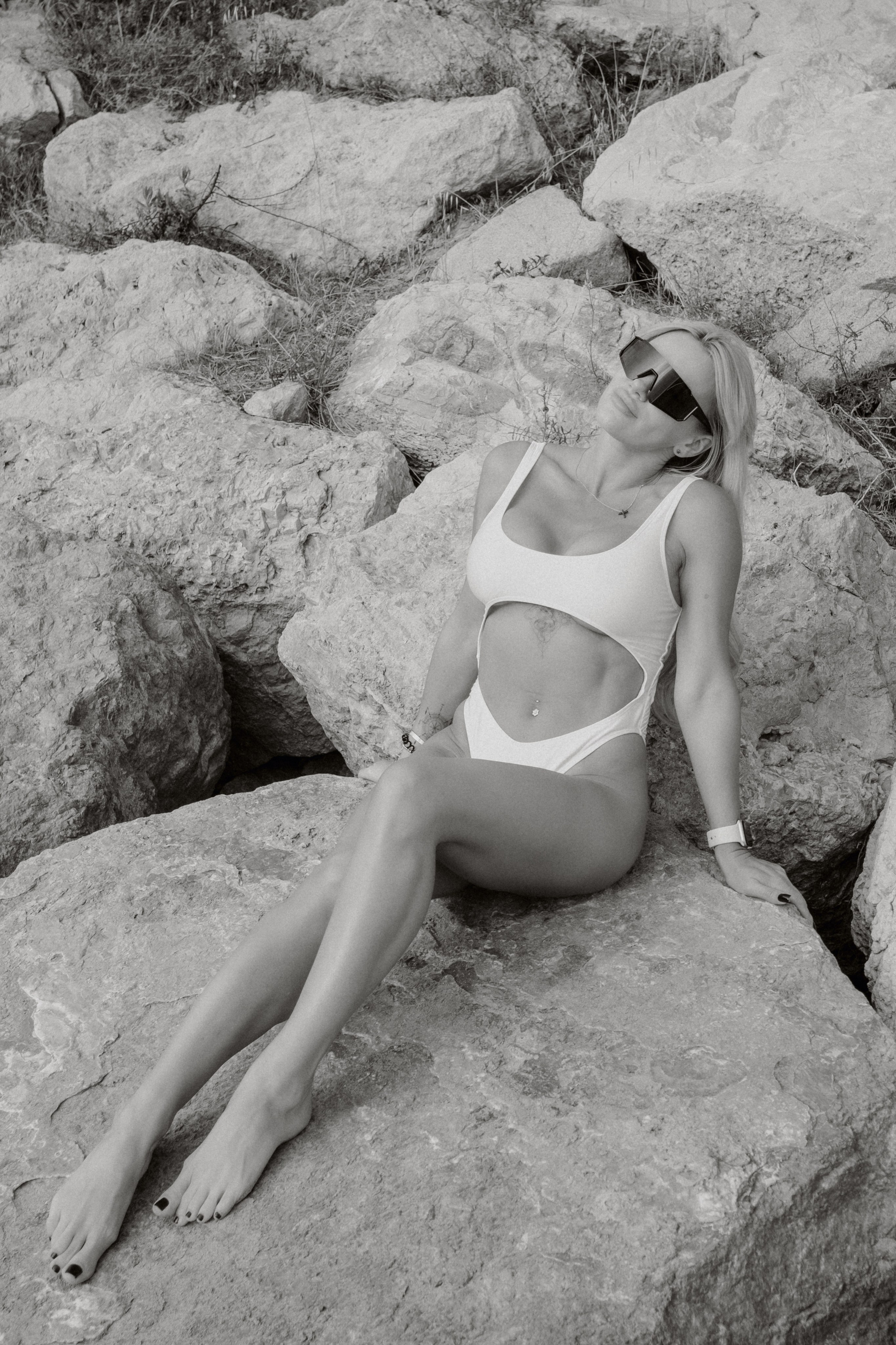 Sesión individual en la playa. Fotografía profesional en Calafell - Elena Medvedeva