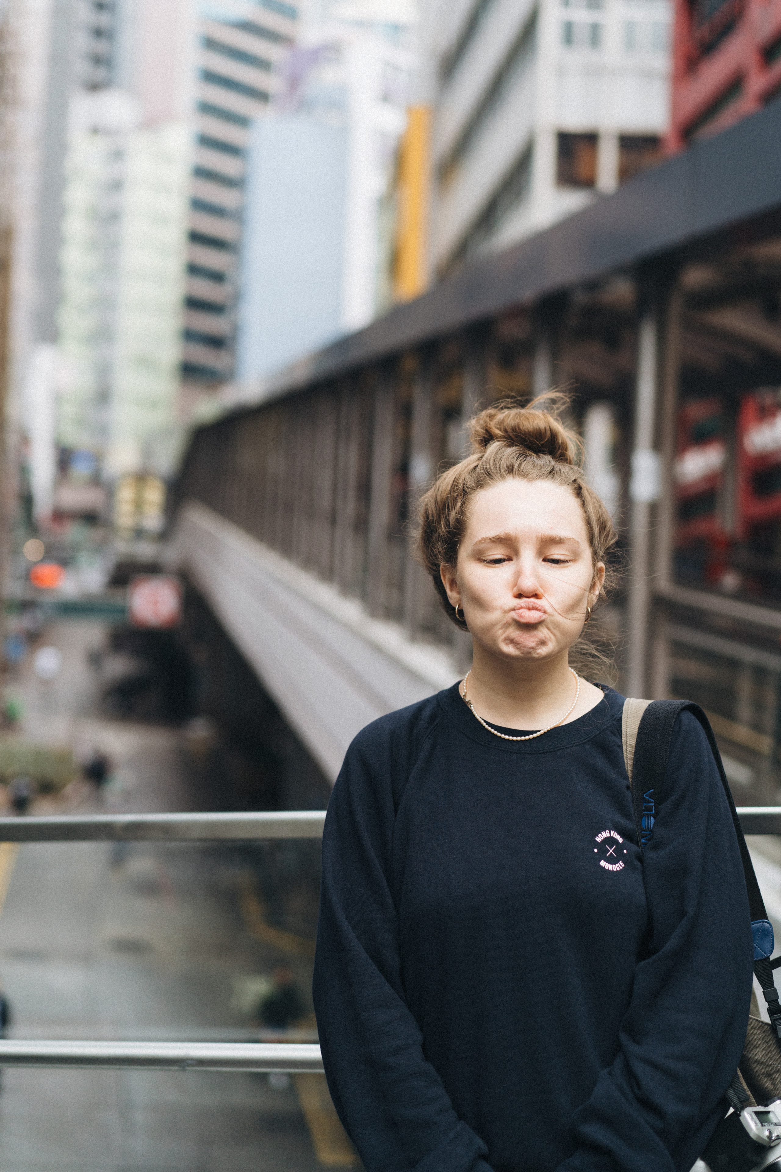 Busy Central District with Anna. Evgeniia Pavlova Photography