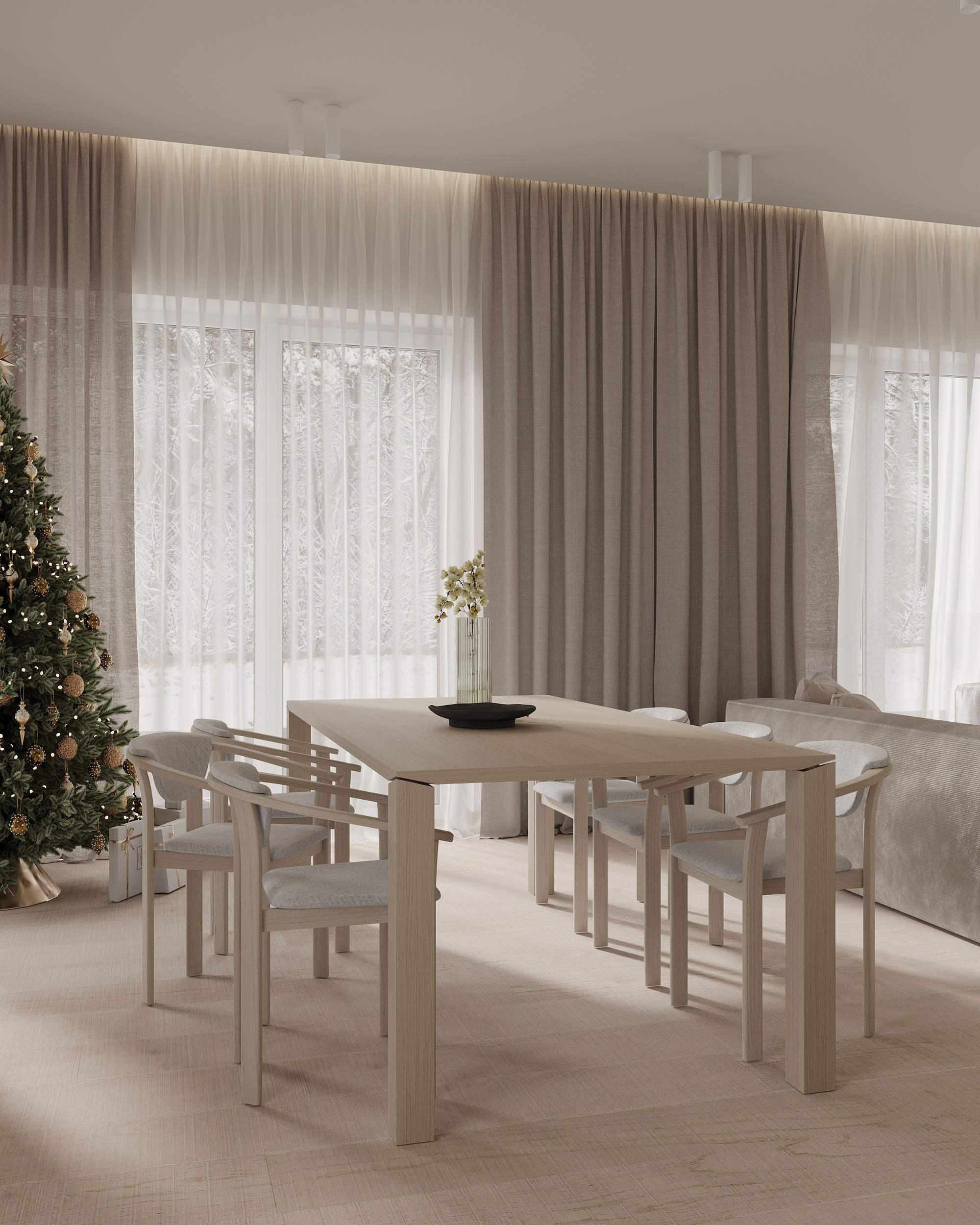 Butterfly House. Simple Archs — high quality visualizations for your interior projects