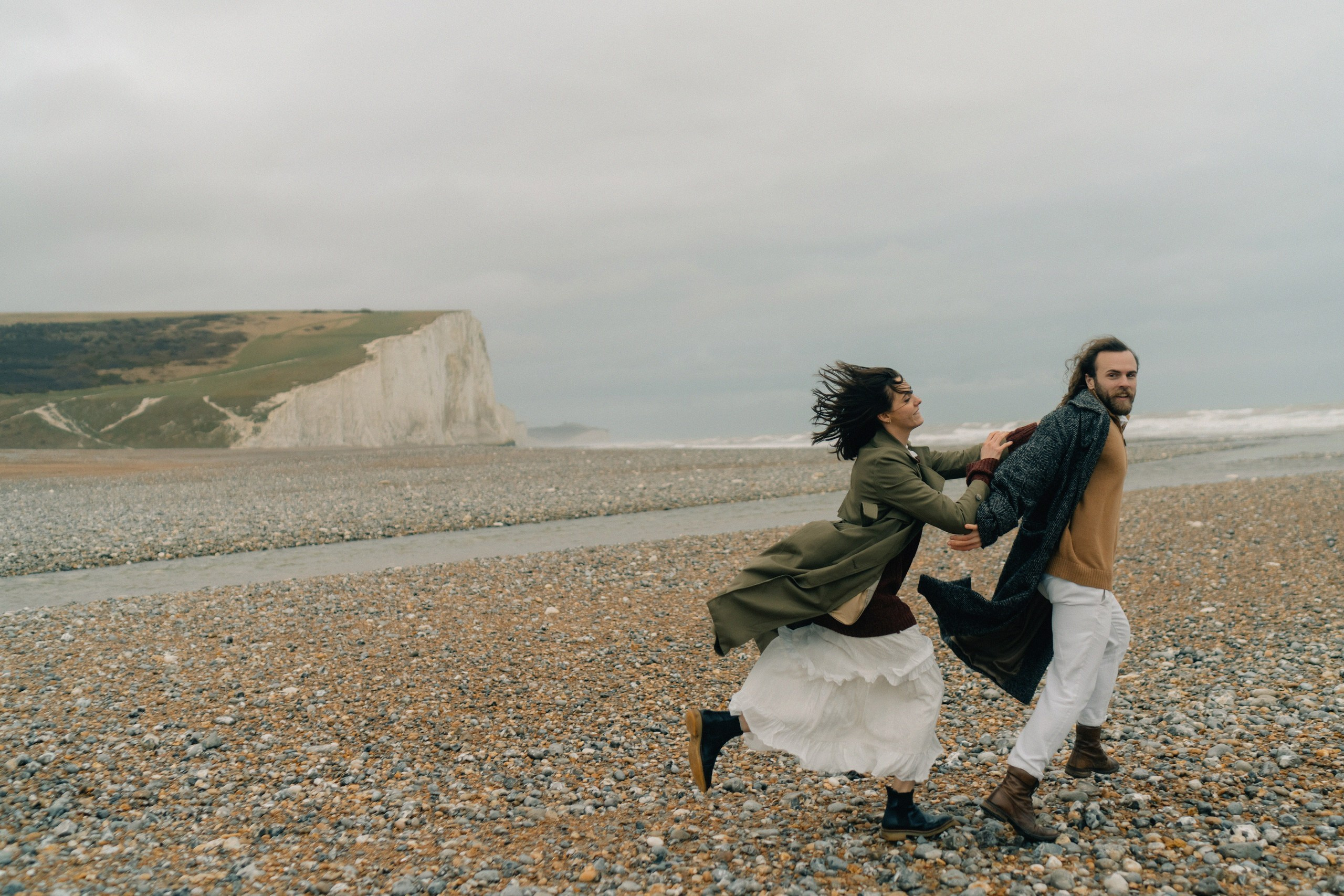 Engagement session in Seven Sisters. London portrait and family photographer