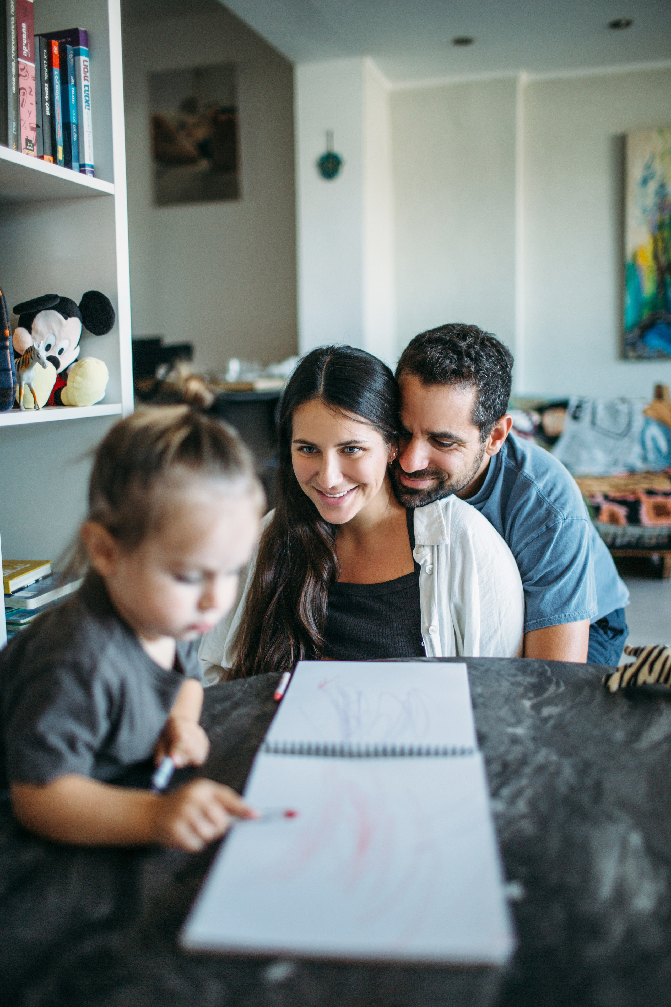 Home story. Family photographer in Israel
