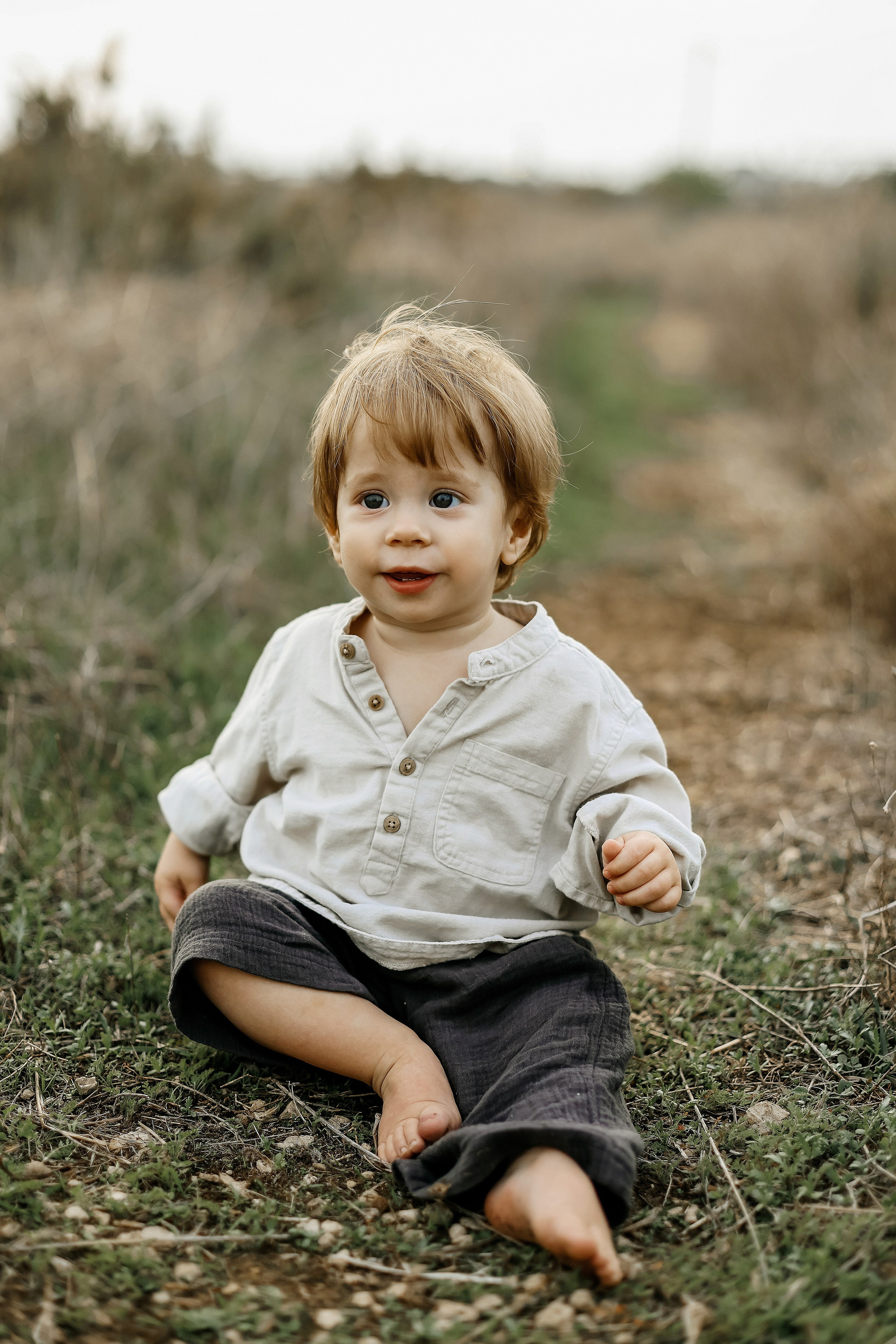 Little curls in Atlit. Family photographer in Israel