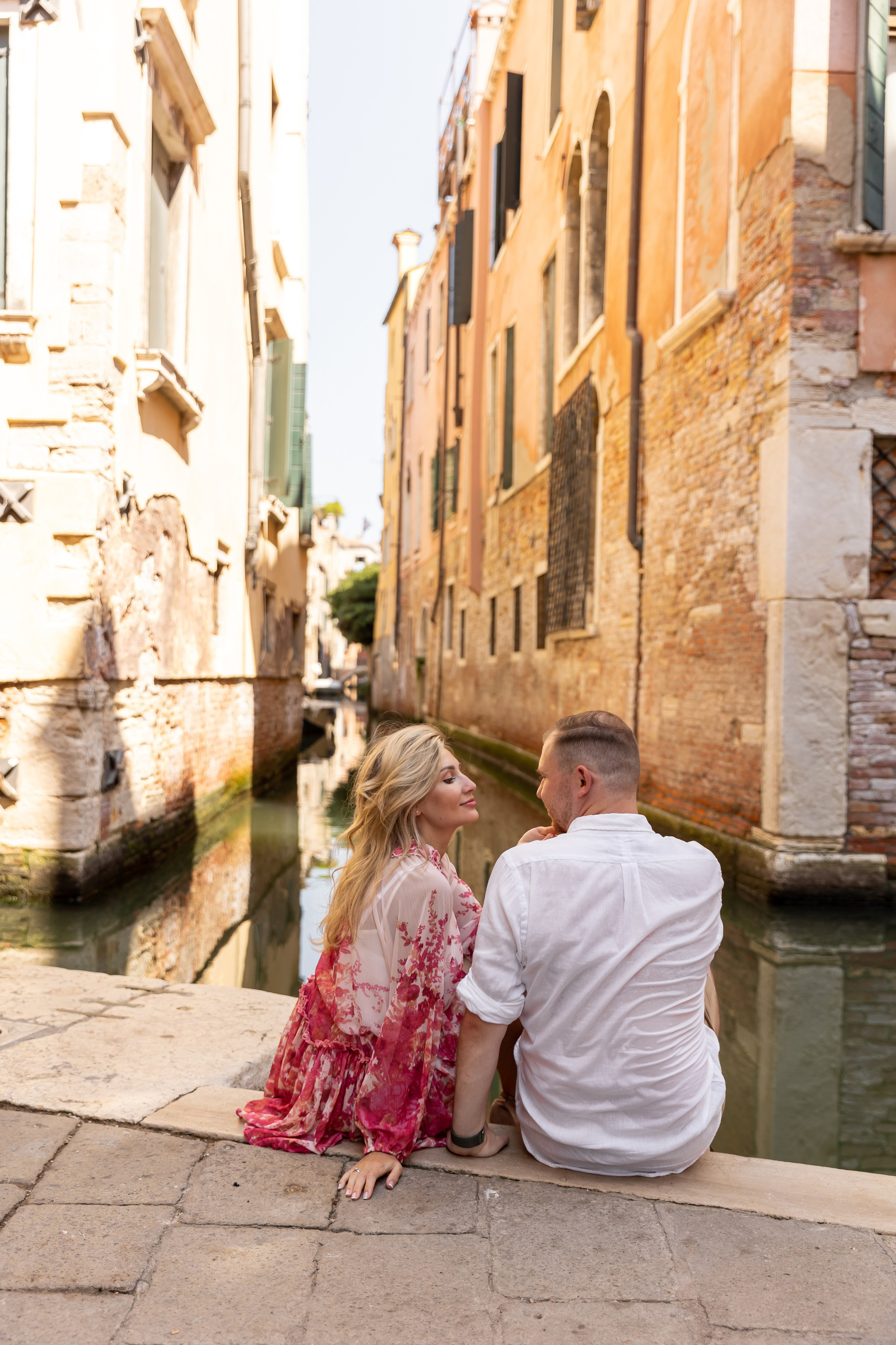 Hot summer day in Venice with Sergey and Maria