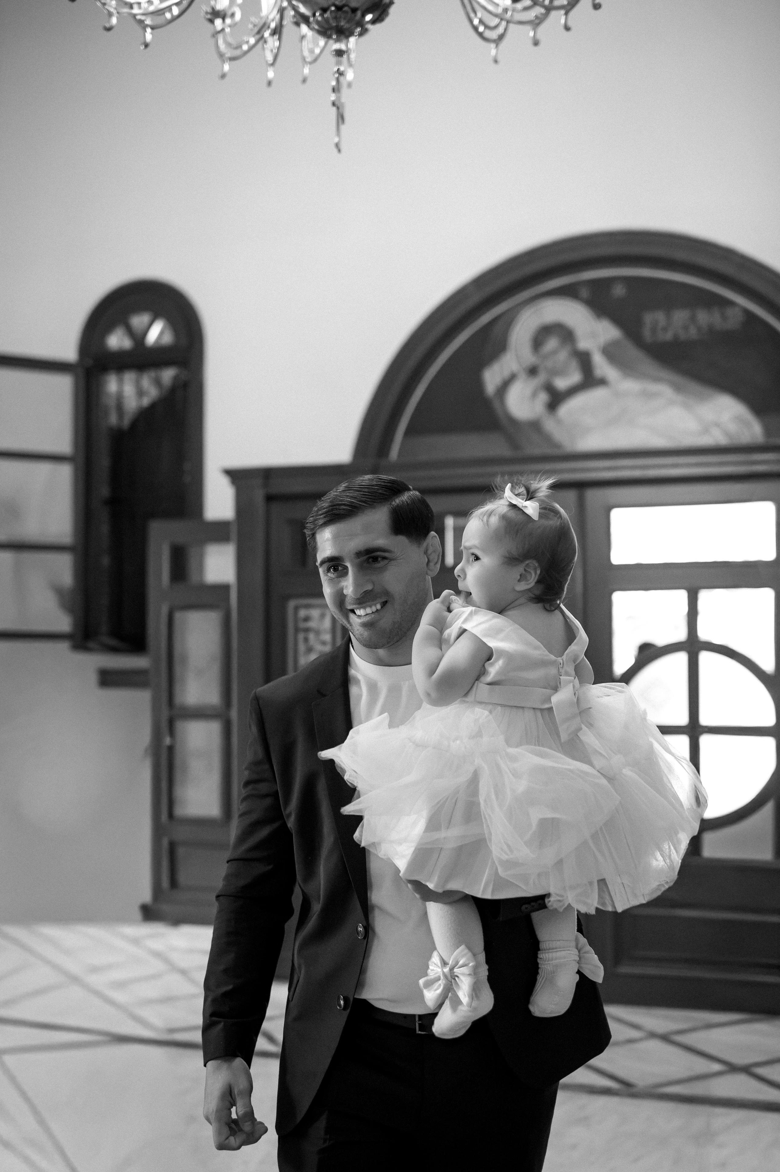 Baptism Aleksandra-Olivia. Family, children, portrait, and event photography in Thessaloniki