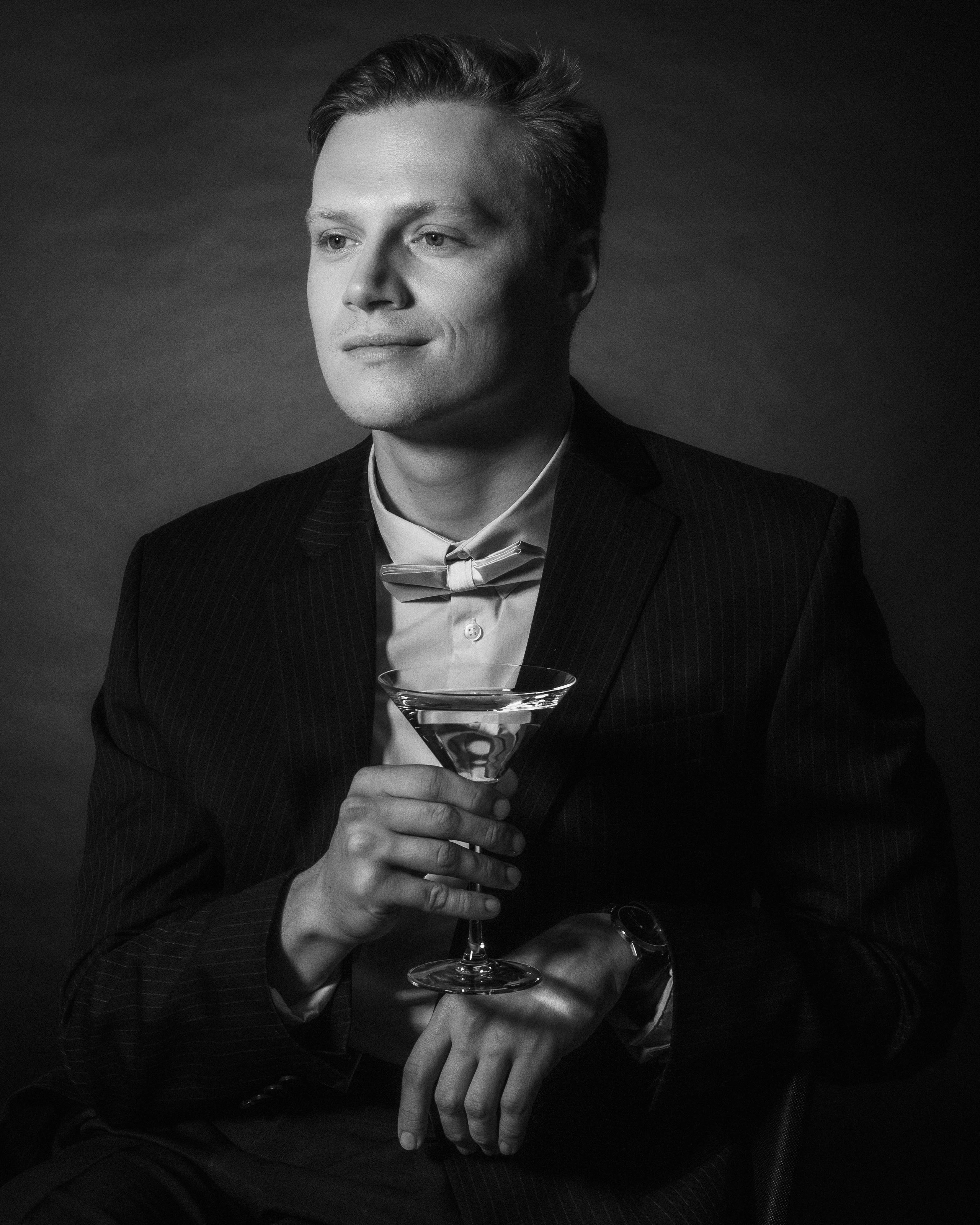 Photoshoot for stand up artist Chris Falman «The Golden Age of Hollywood». Kseny Kolesnik Photography