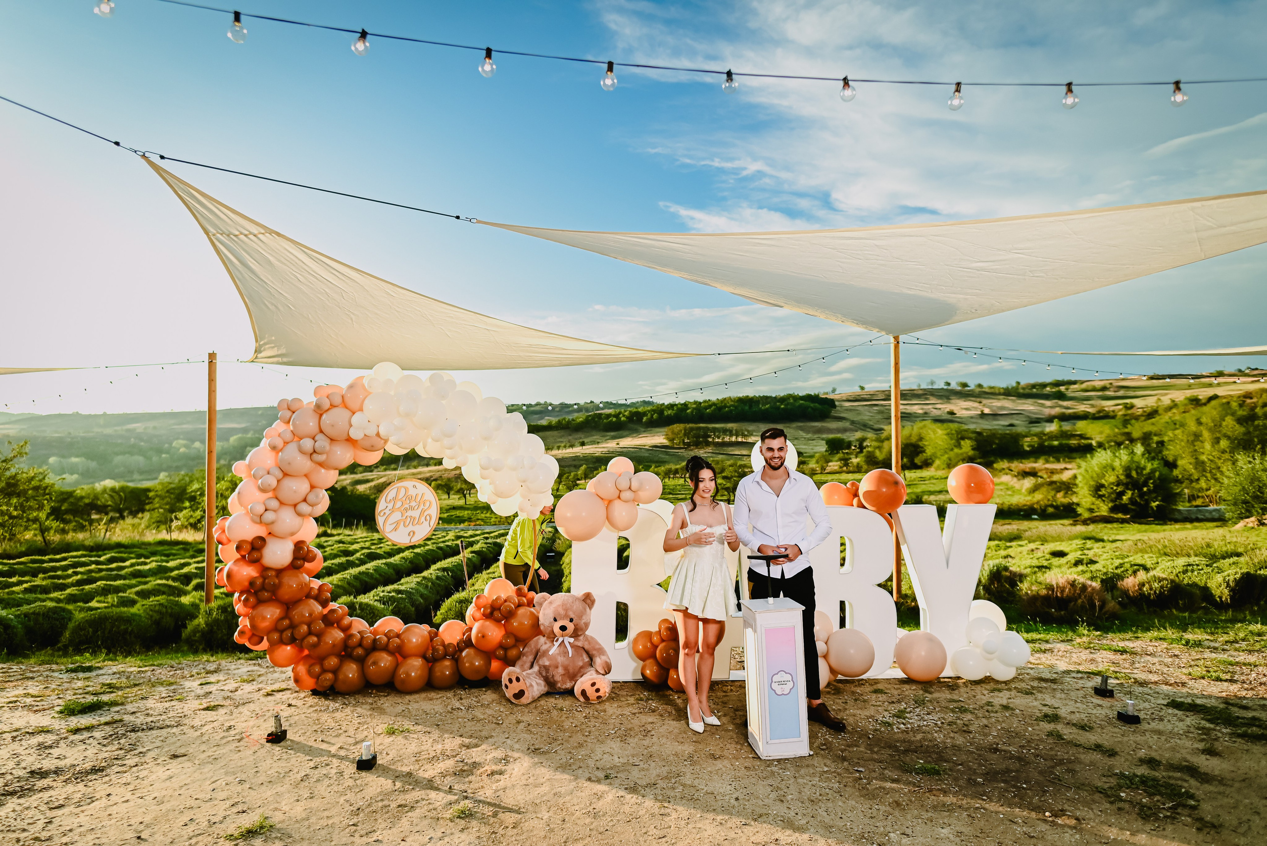 Gender reveal Alina & stefan. Giani Maftei