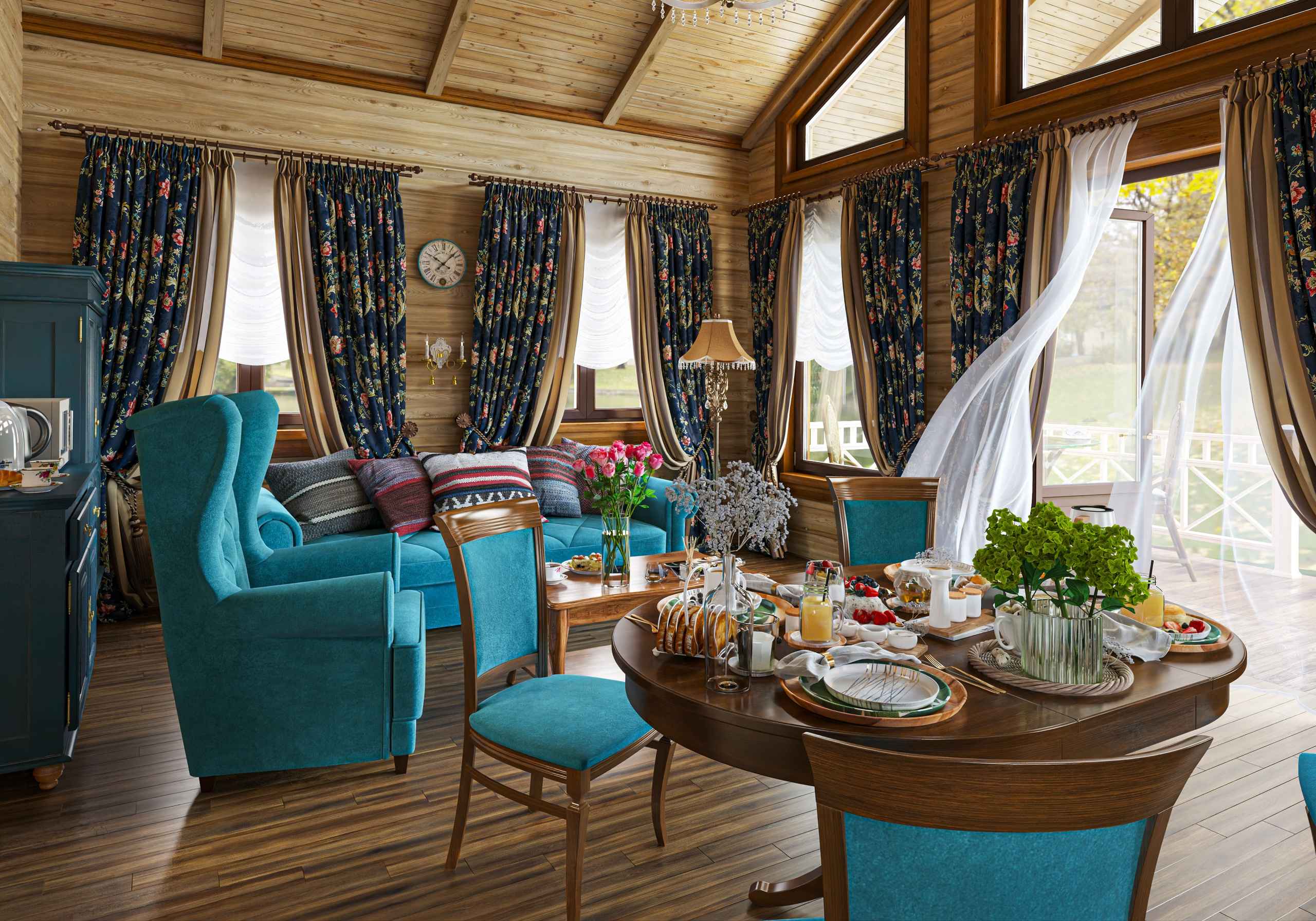 Проекты визуализации гостевых домиков Проект «СУЗДАЛЬ». Дизайн и визуализация