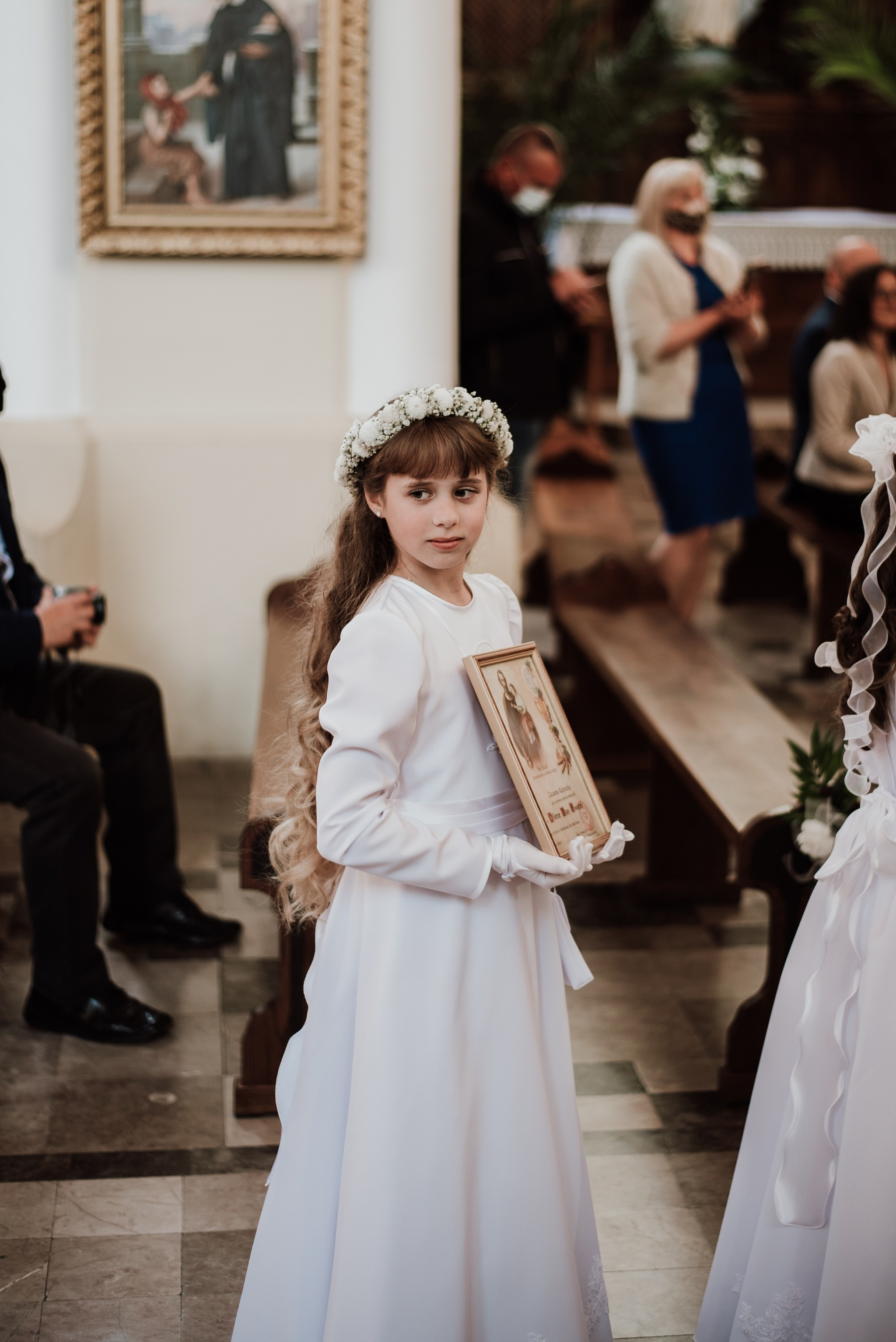 I Komunia Św. Zuzi. Dominika Strachacka Fotografia | Fotograf ślubny i rodzinny Opole Lubelskie Lublin