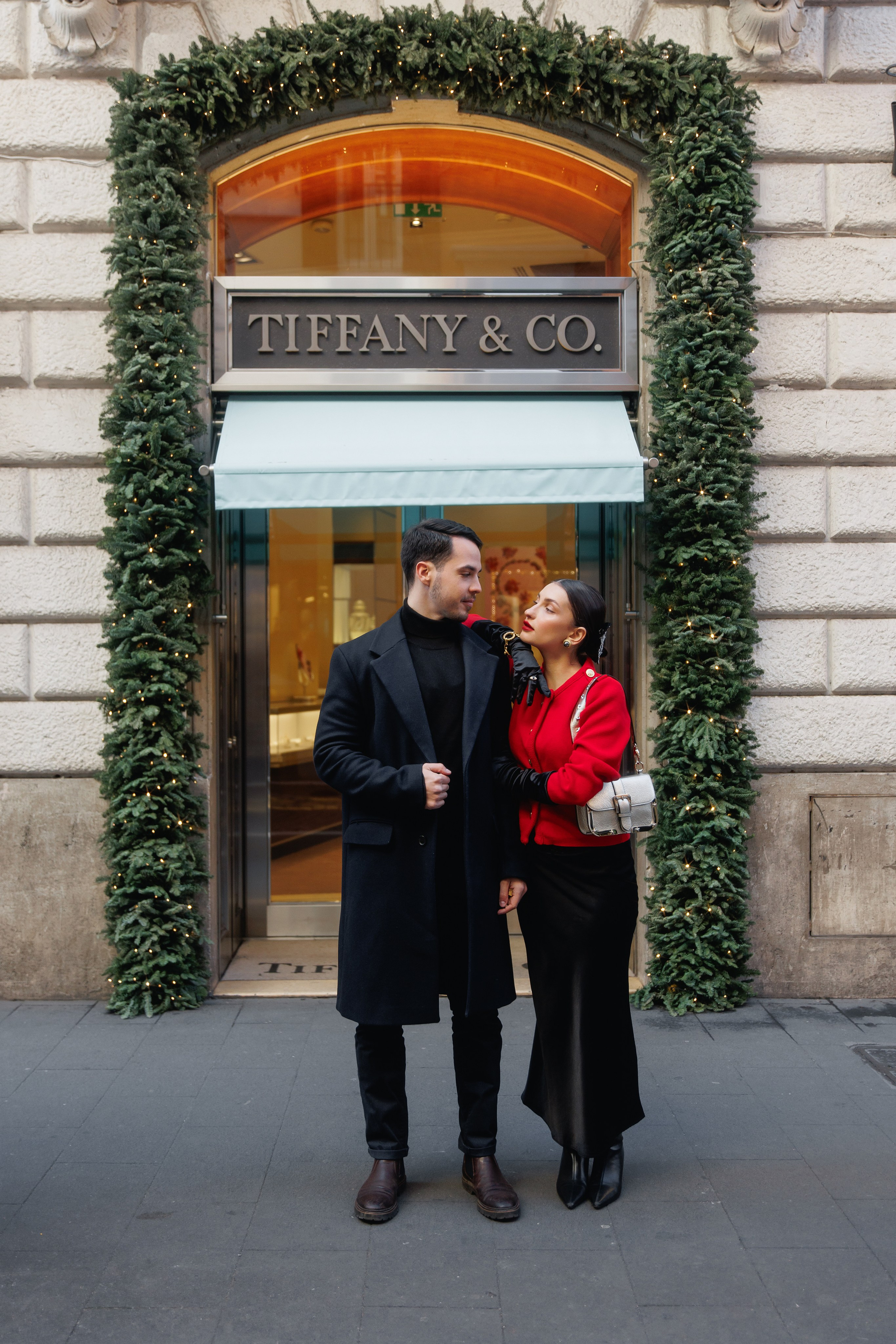 Christmas photoshooting in Rome. Wedding Photographer Rome Tuscany Como Sicily Puglia Amalfy Italy- Oksana Savenchuk