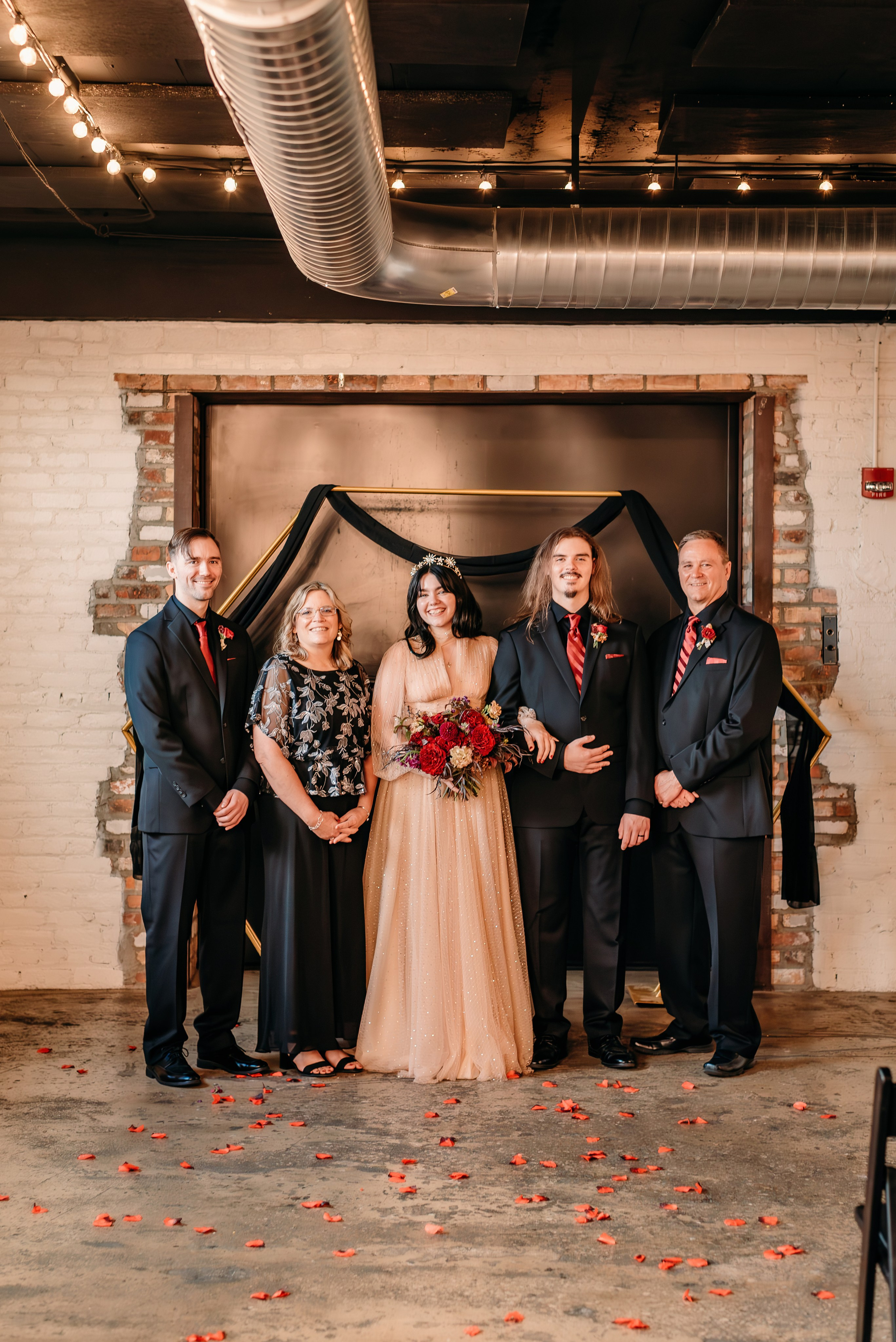 Bold & Dramatic Wedding at The Paper Mill on The Landing | Fort Wayne Wedding Photographer. Alexandria Danielle Photography | Fort Wayne & Indianapolis Wedding Photographer