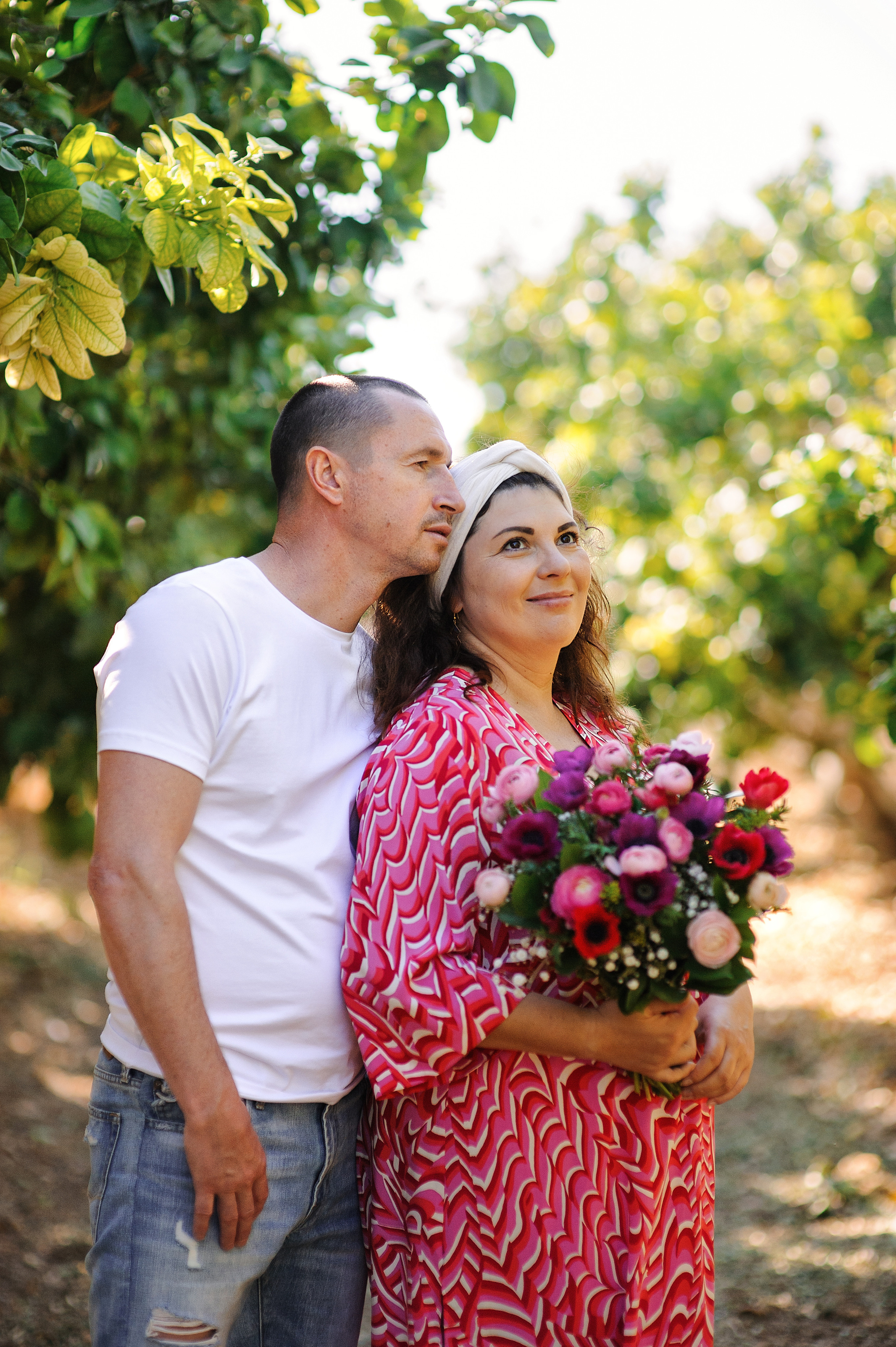Pregnancy photoshooting for charming Nataliya and Sergey in kibbutz “Elifaz”. צלמת משפחה ילדים הריון וסיפורי אהבה באילת ישראל אולגה אמצ'יסלבסקי