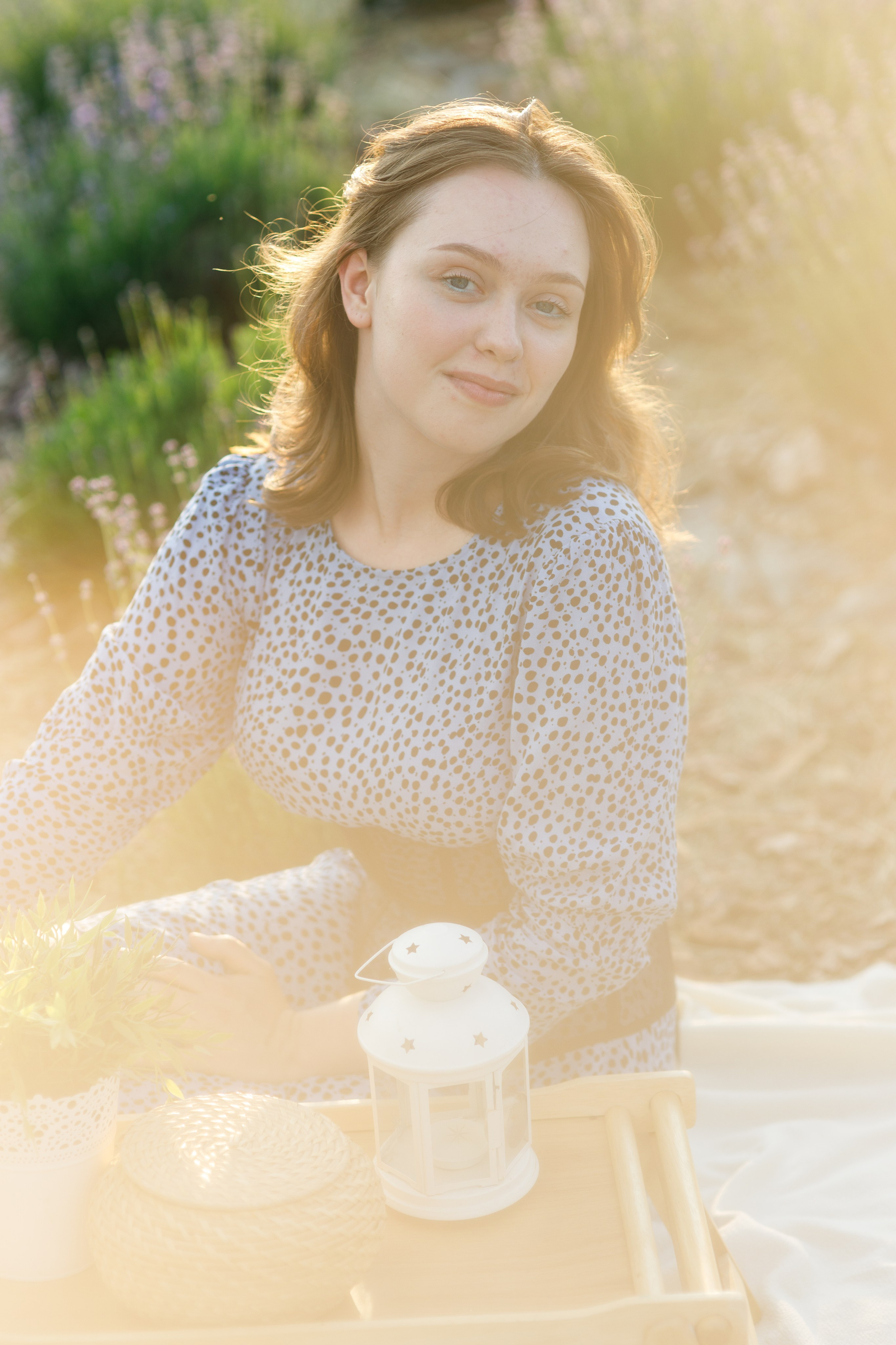 Lavender field. Photographer Anna Curly | Weddings and Events in Dubai