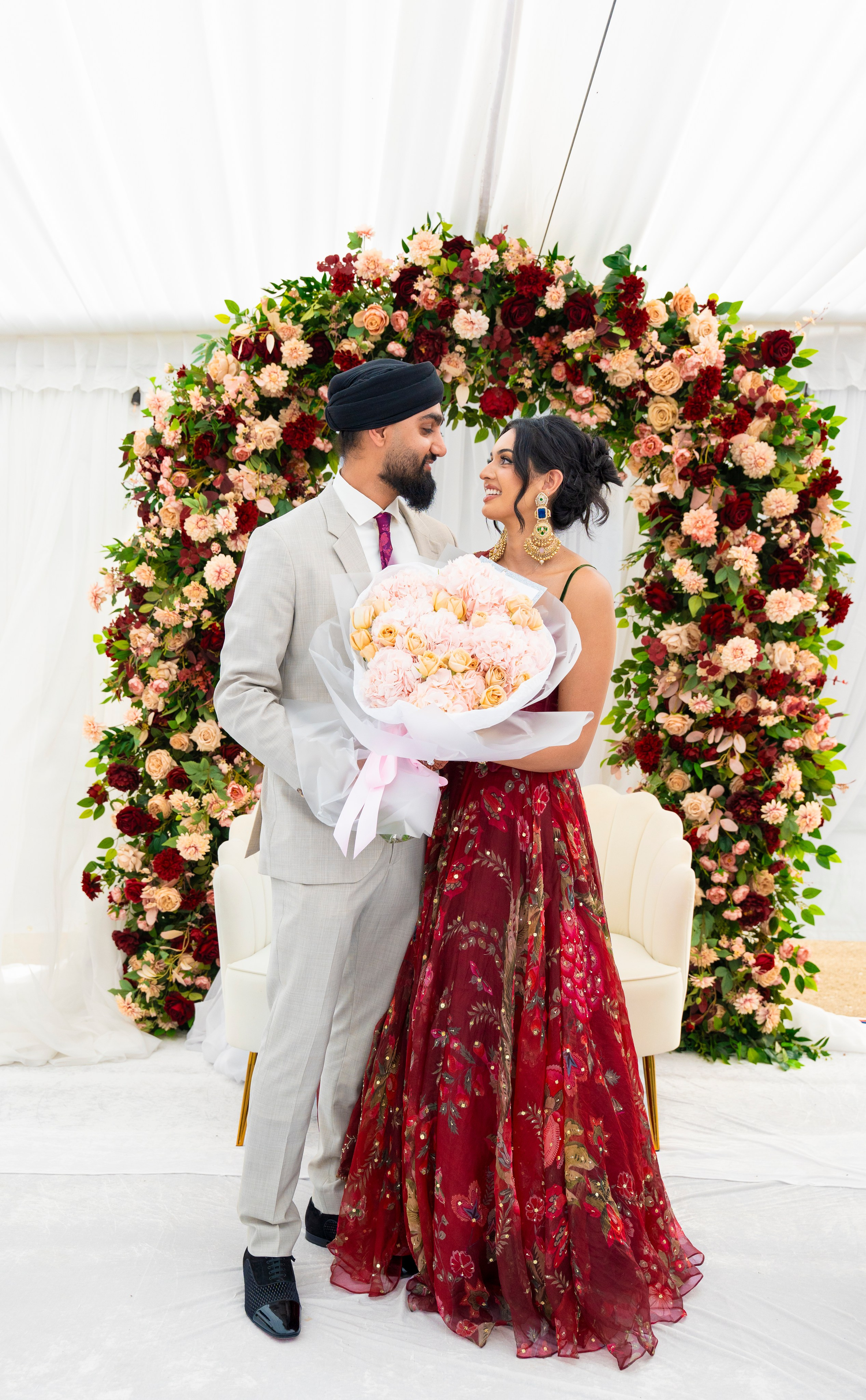 Nooreen & Jugraj. Studio Kunal Photography