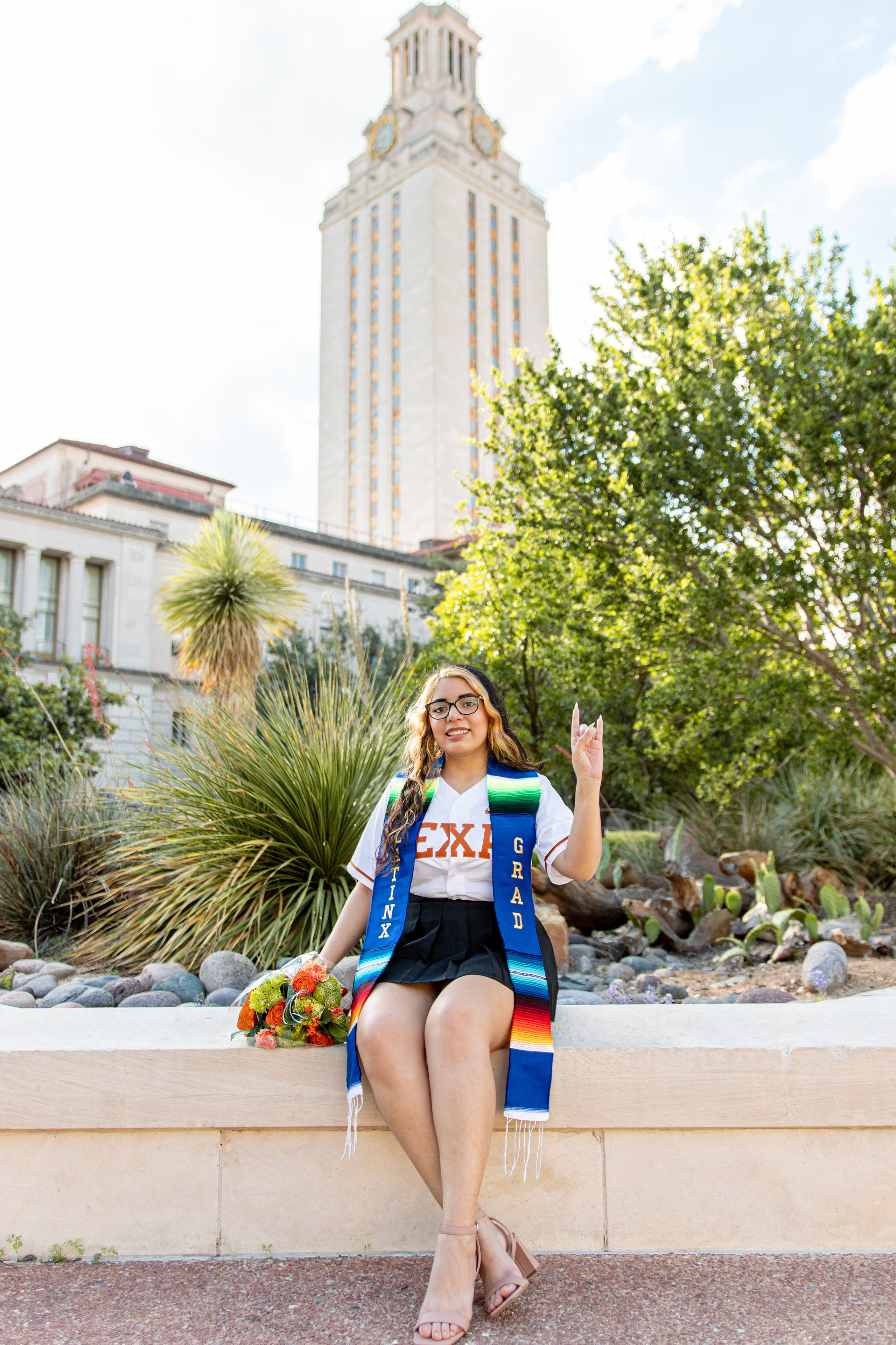 Marissa’s senior photoshoot at the University of Texas Austin