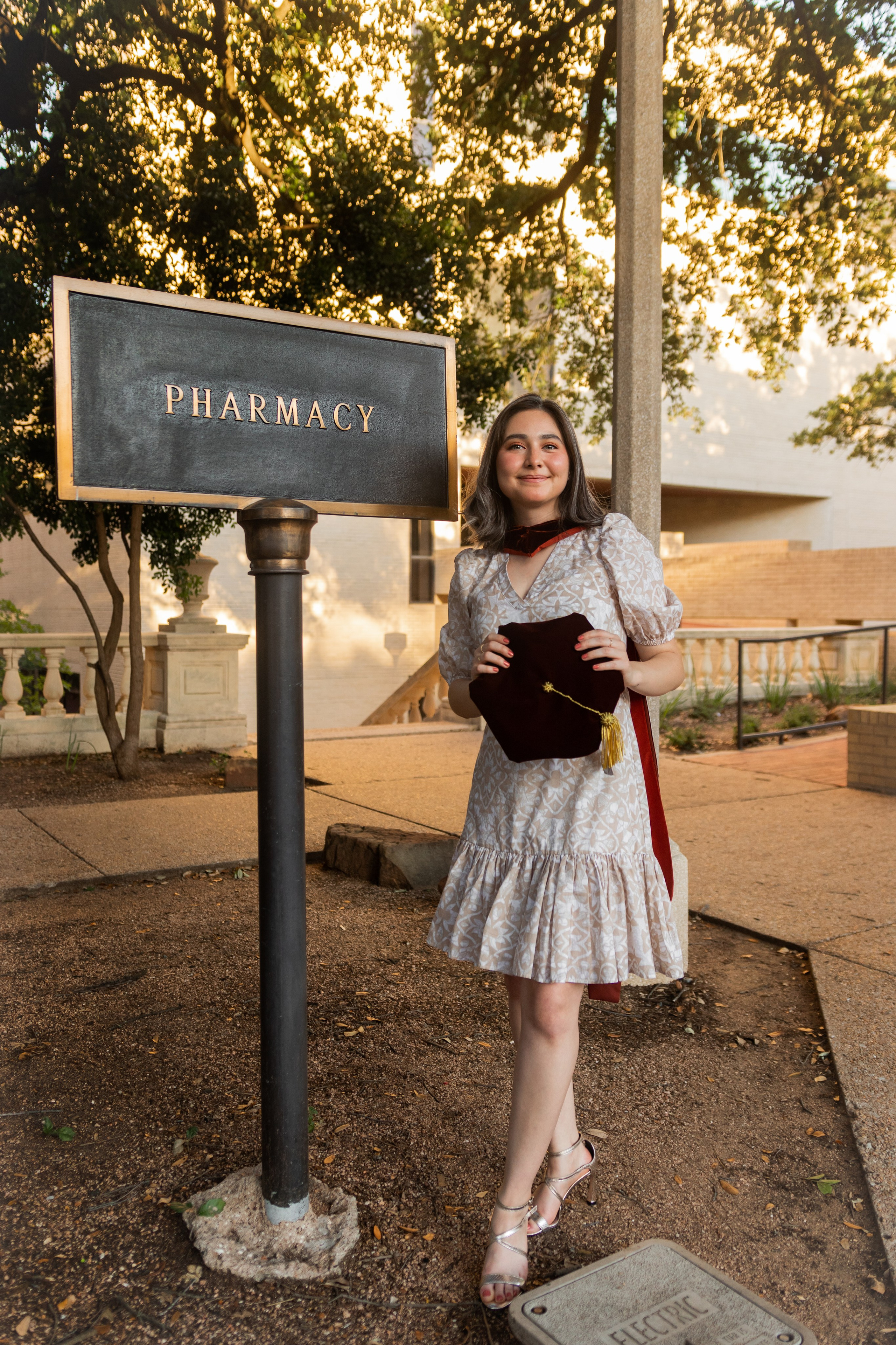 Paola’s graduation photoshoot at the University of Texas Austin