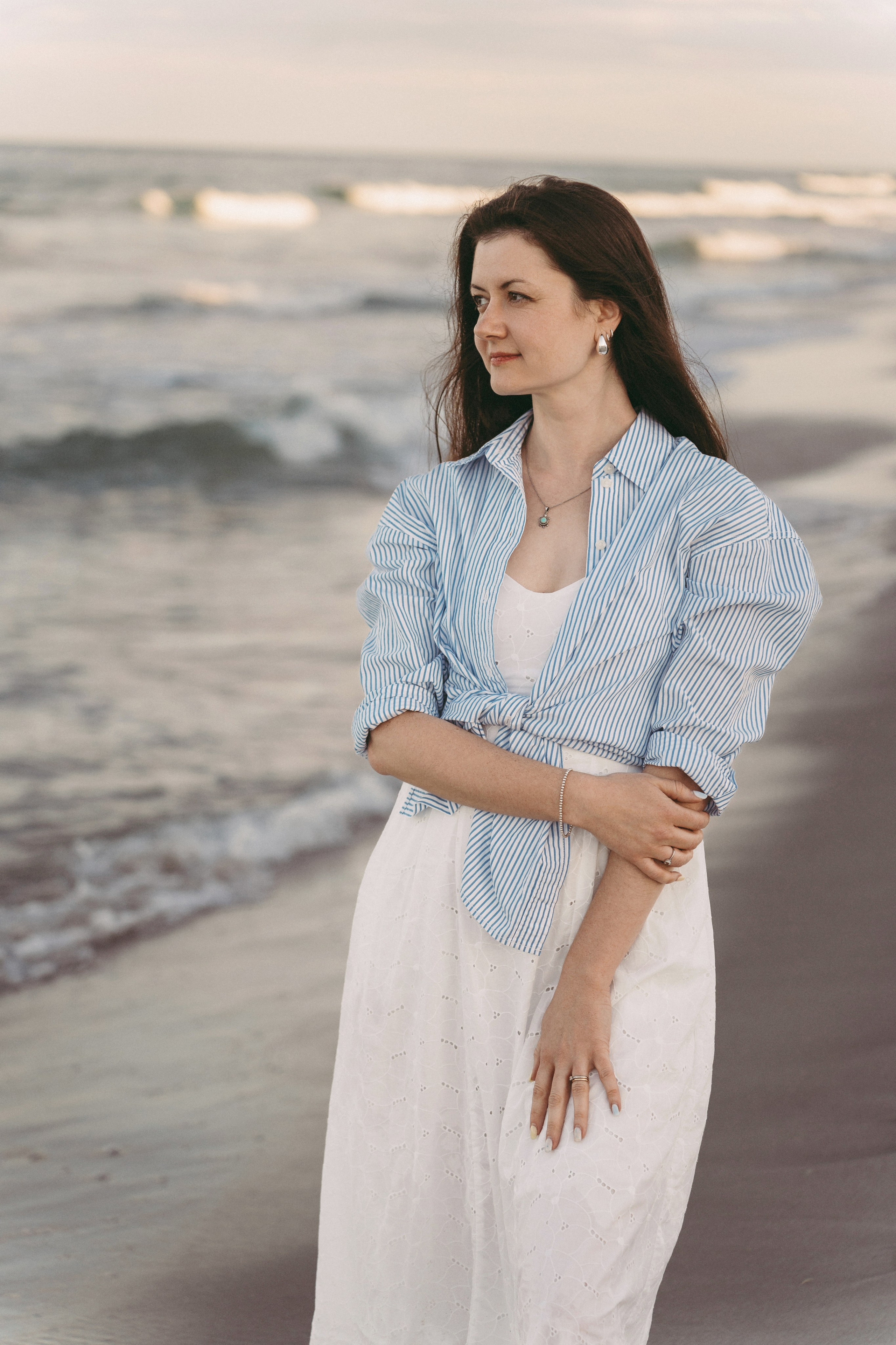 Arthur, Tatyana, Daniel. Ocean. Wedding and family photographer and videographer PA, NJ, NY, DE, MD