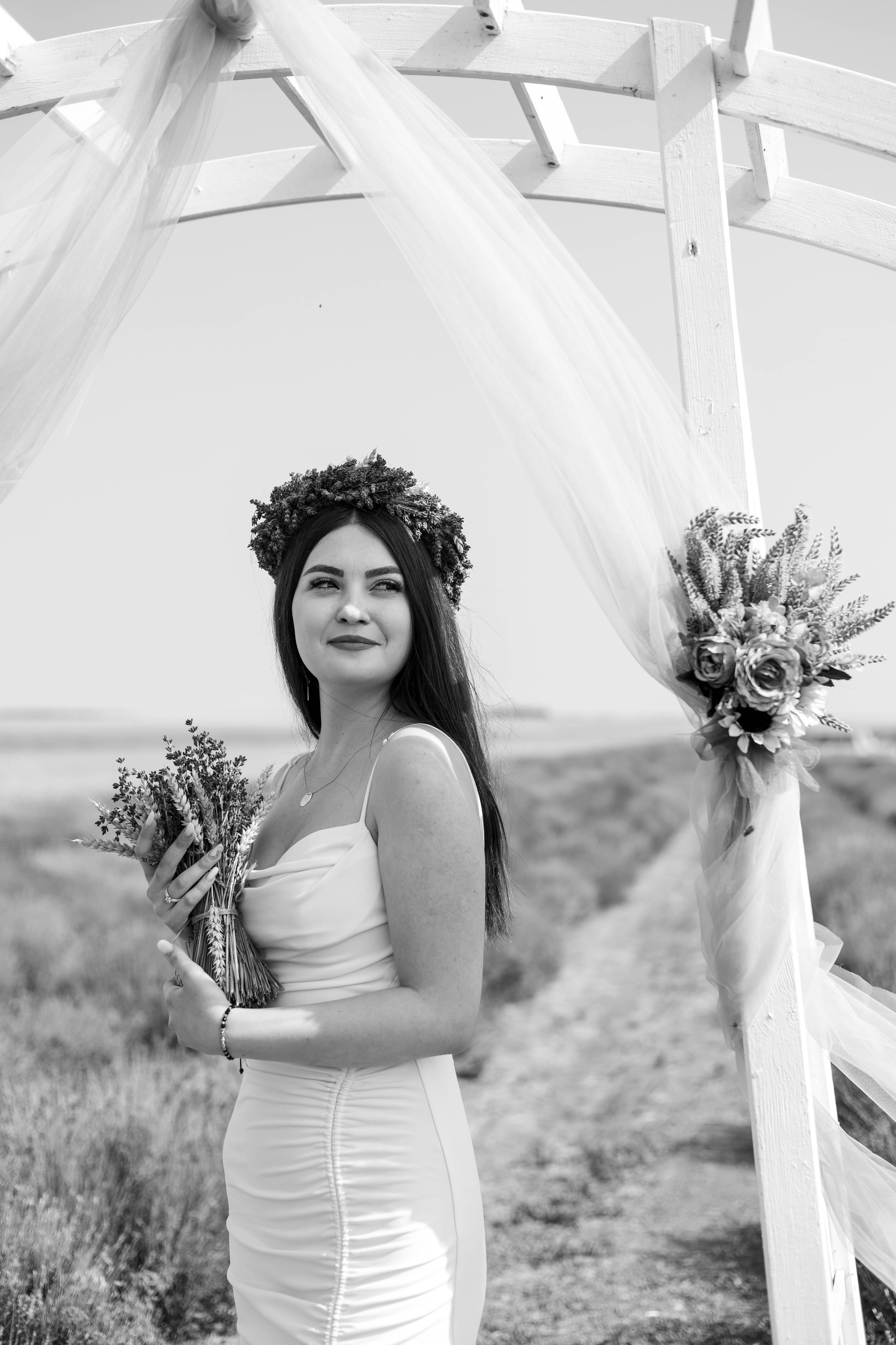Sedinta foto in lanul de lavanda