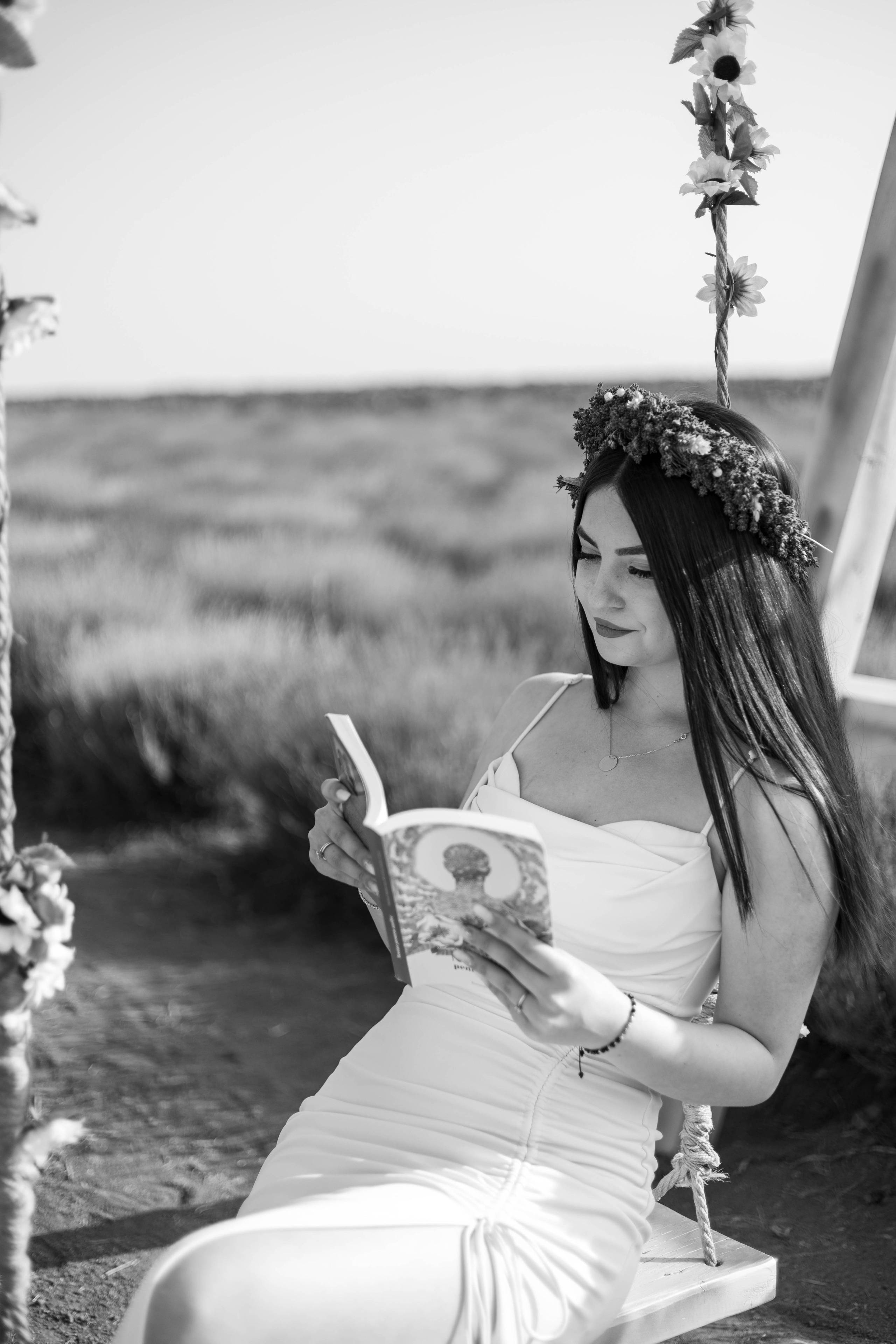 Sedinta foto in lanul de lavanda