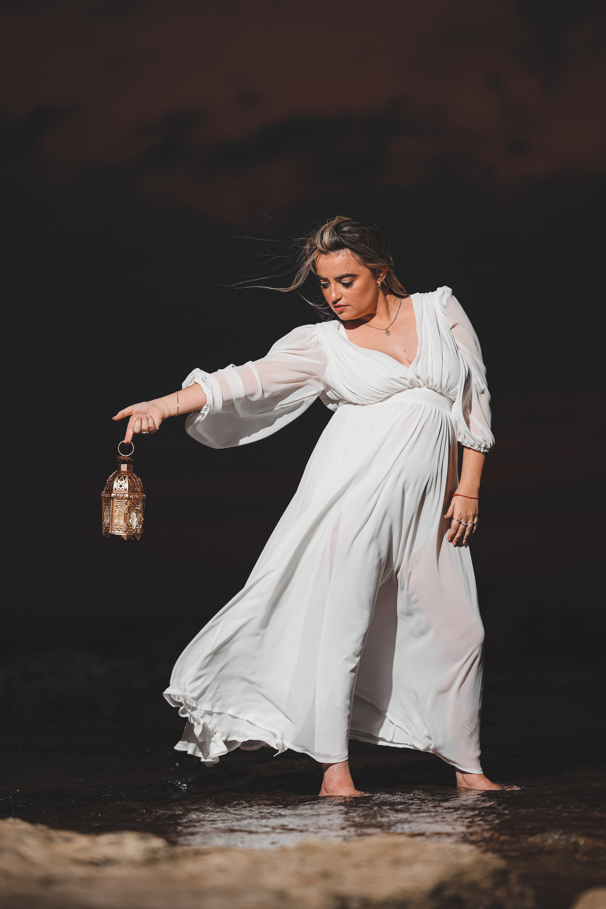 Beautiful couple. Time machine Studio