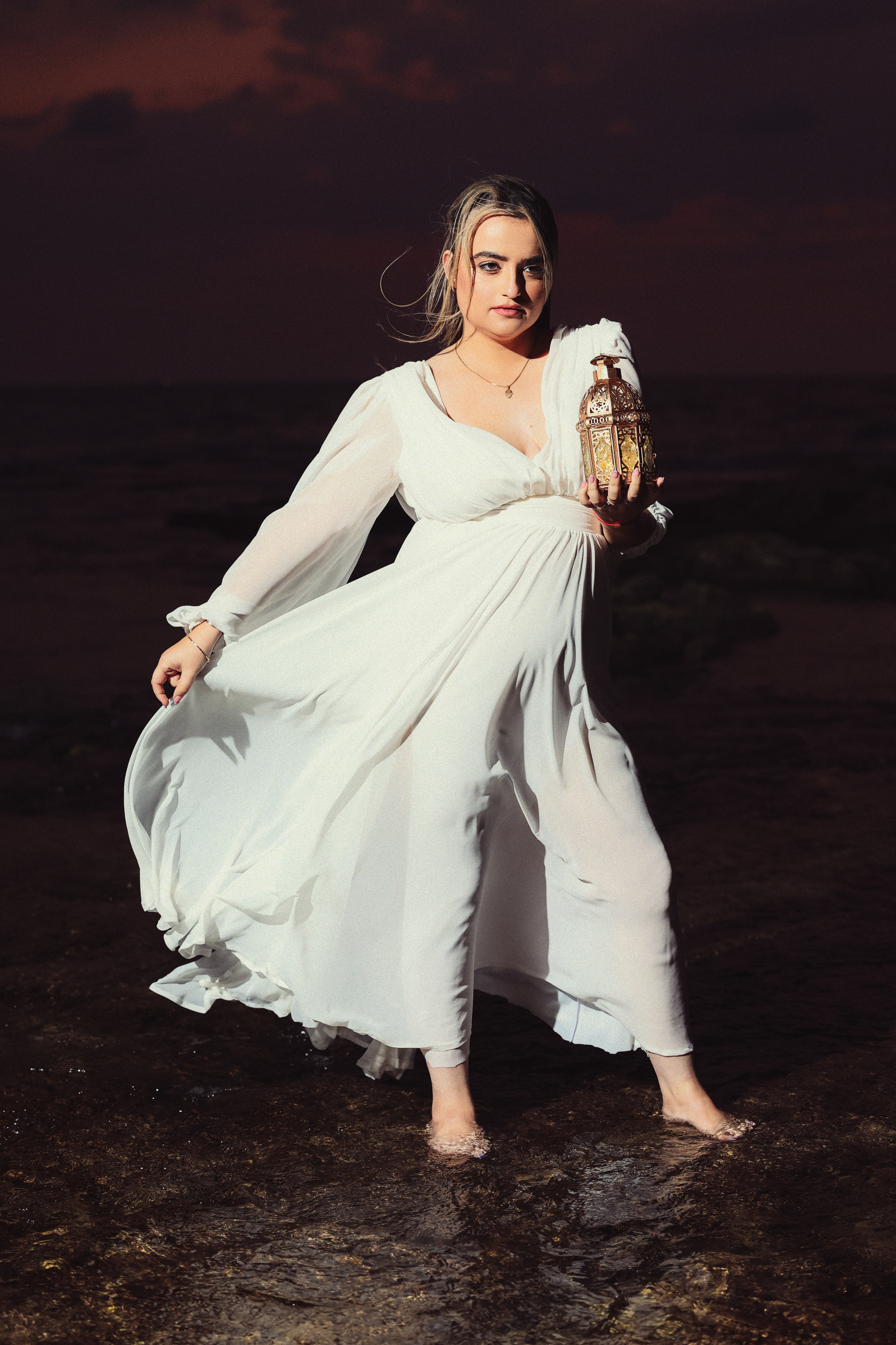 Beautiful couple. Time machine Studio