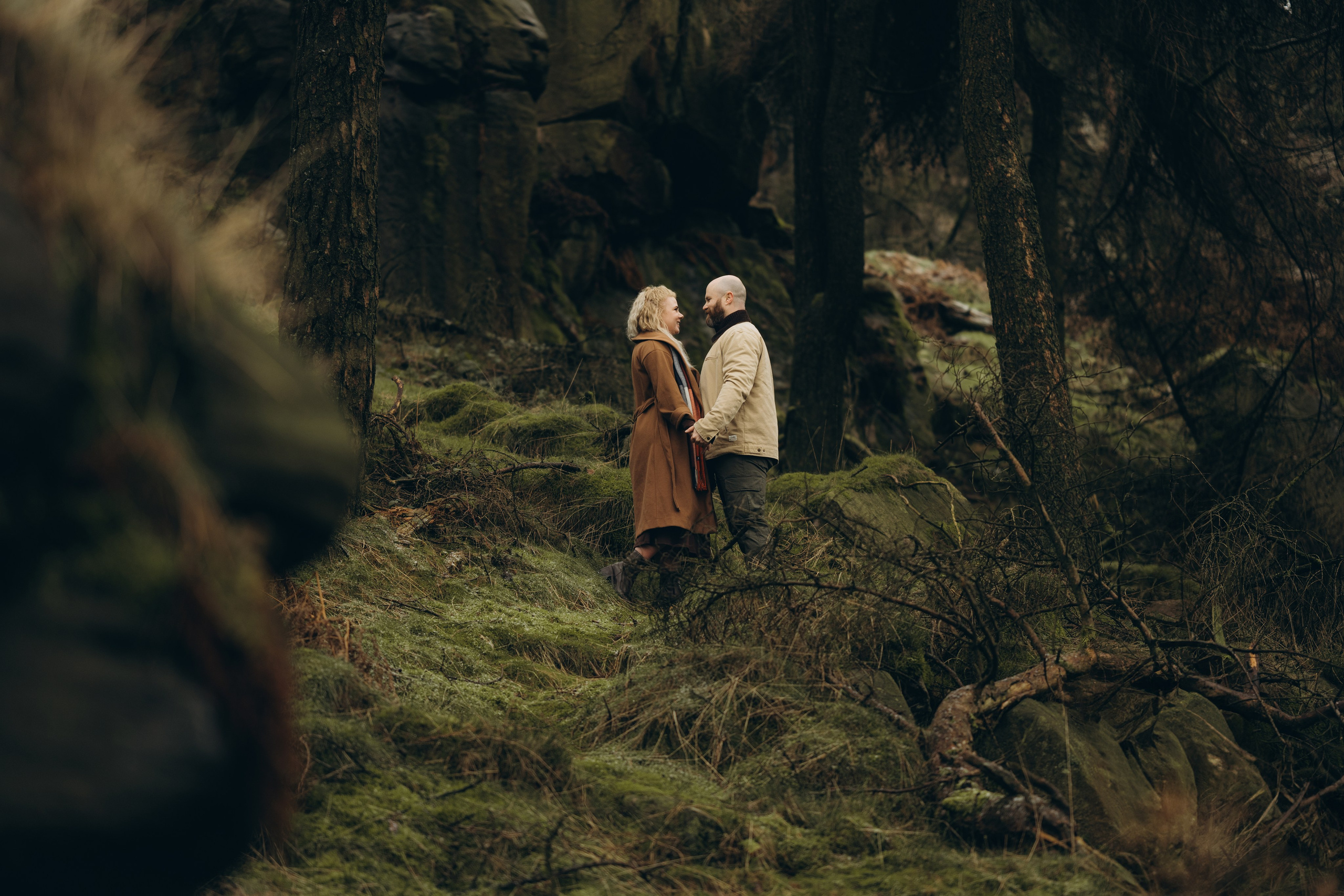 L & C in Peak District. Tania Gandrabur, photographer in West Midlands, England