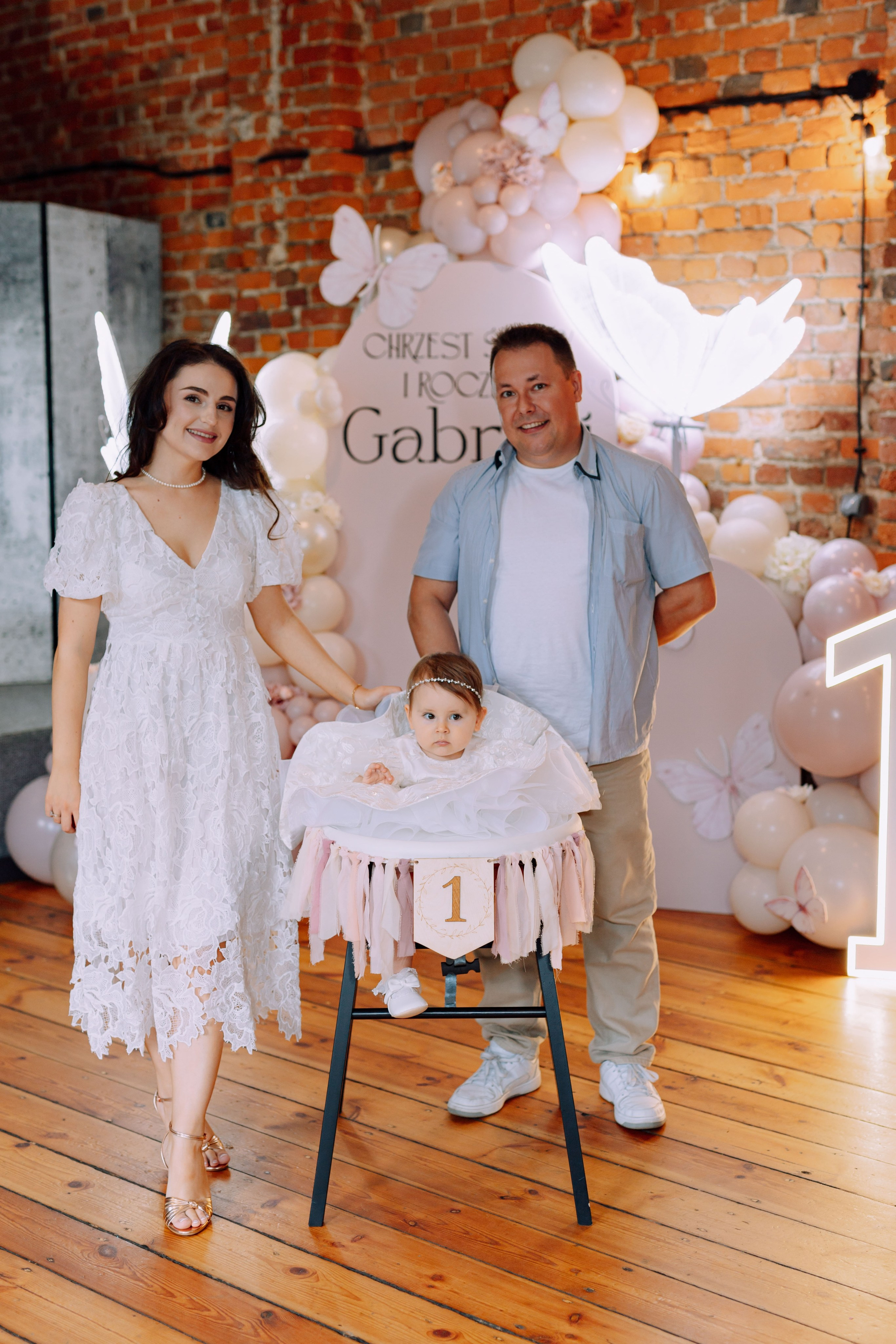 Chrzest Święty i roczek Gabrieli