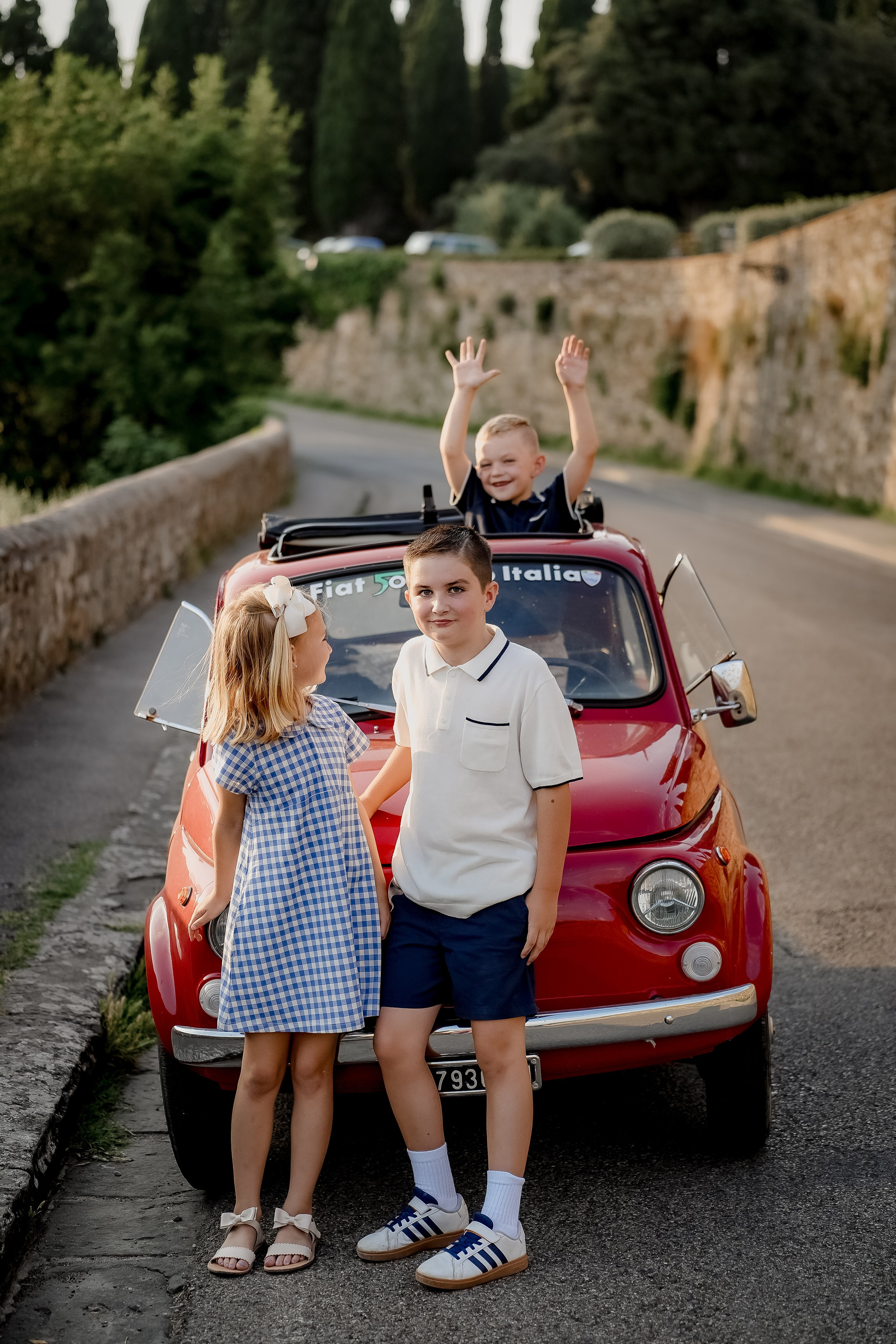 Mandy and Family. Wedding Photographer in Italy