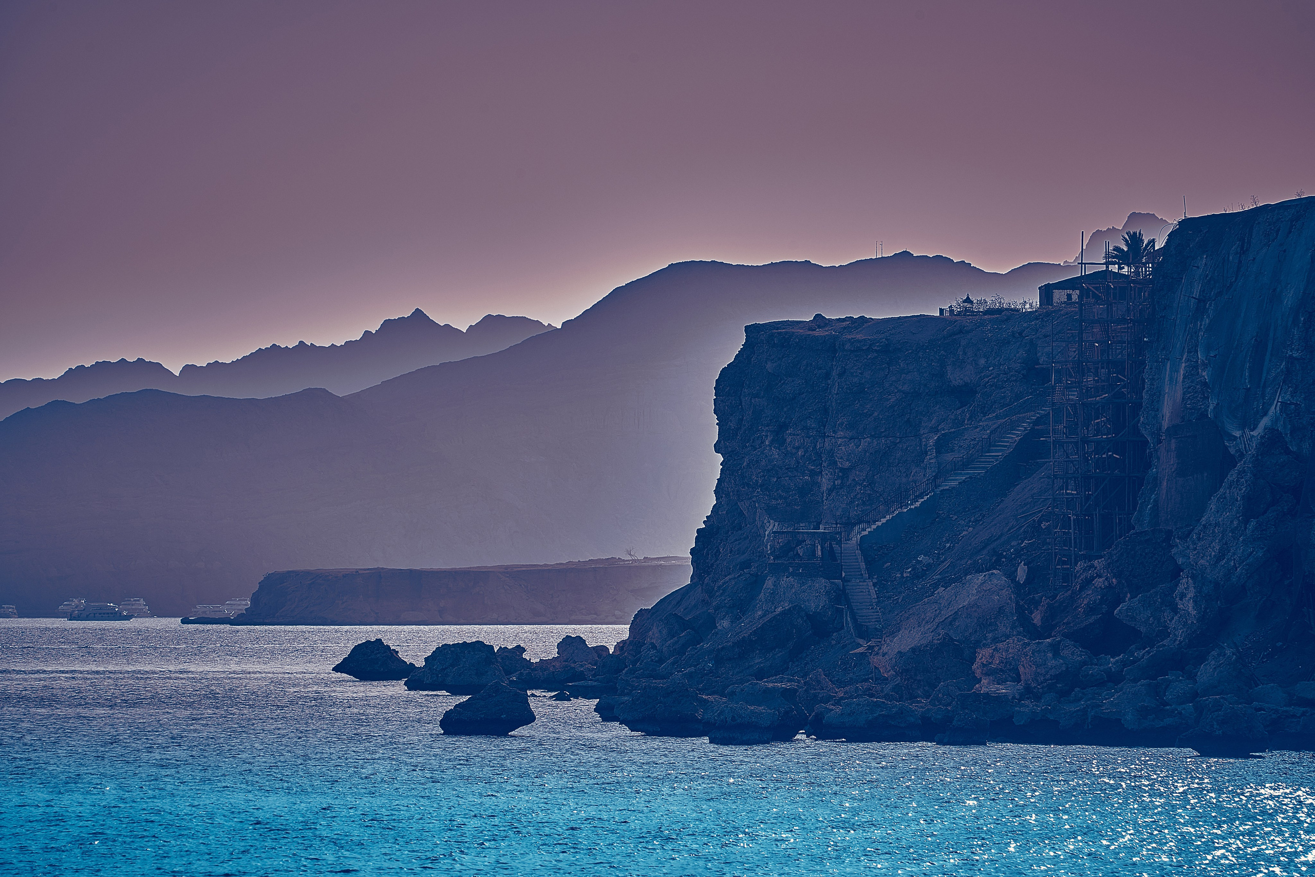 Photography - seascape - mountains and sea - red sea, Egypt - photographer and videographer Andriej Szypilow