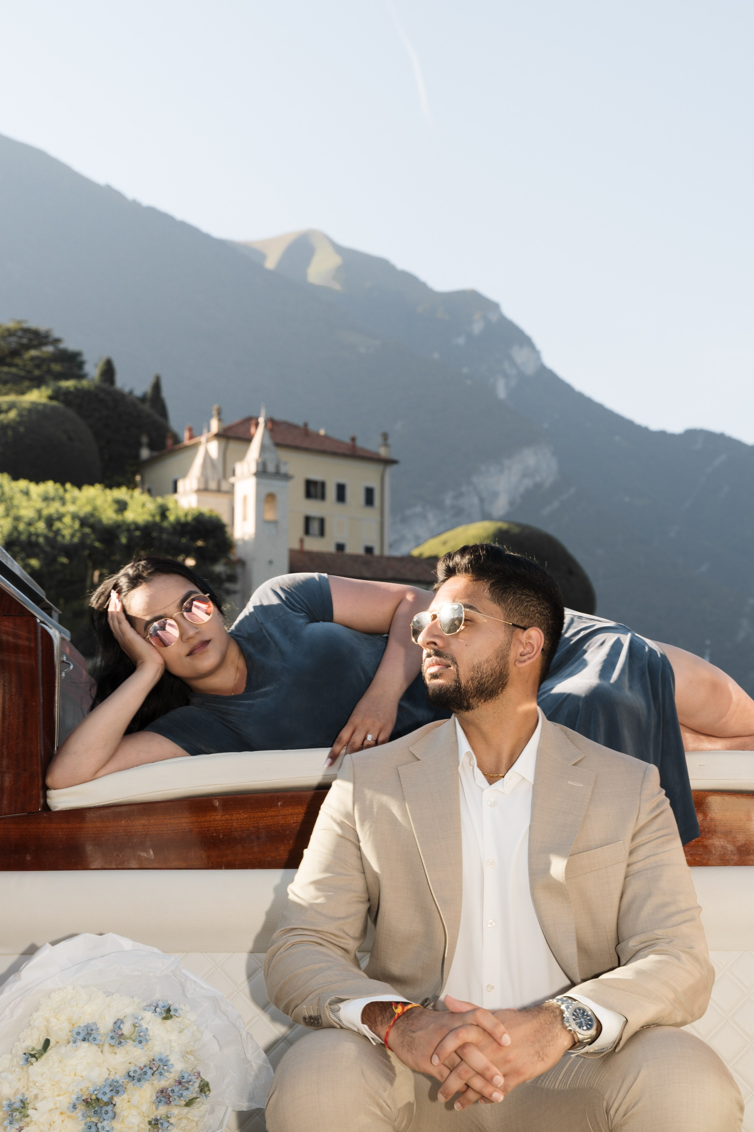 Villa Melzi Secret Proposal. Lake Como Proposal Photographer | Surprise Proposals & Engagements