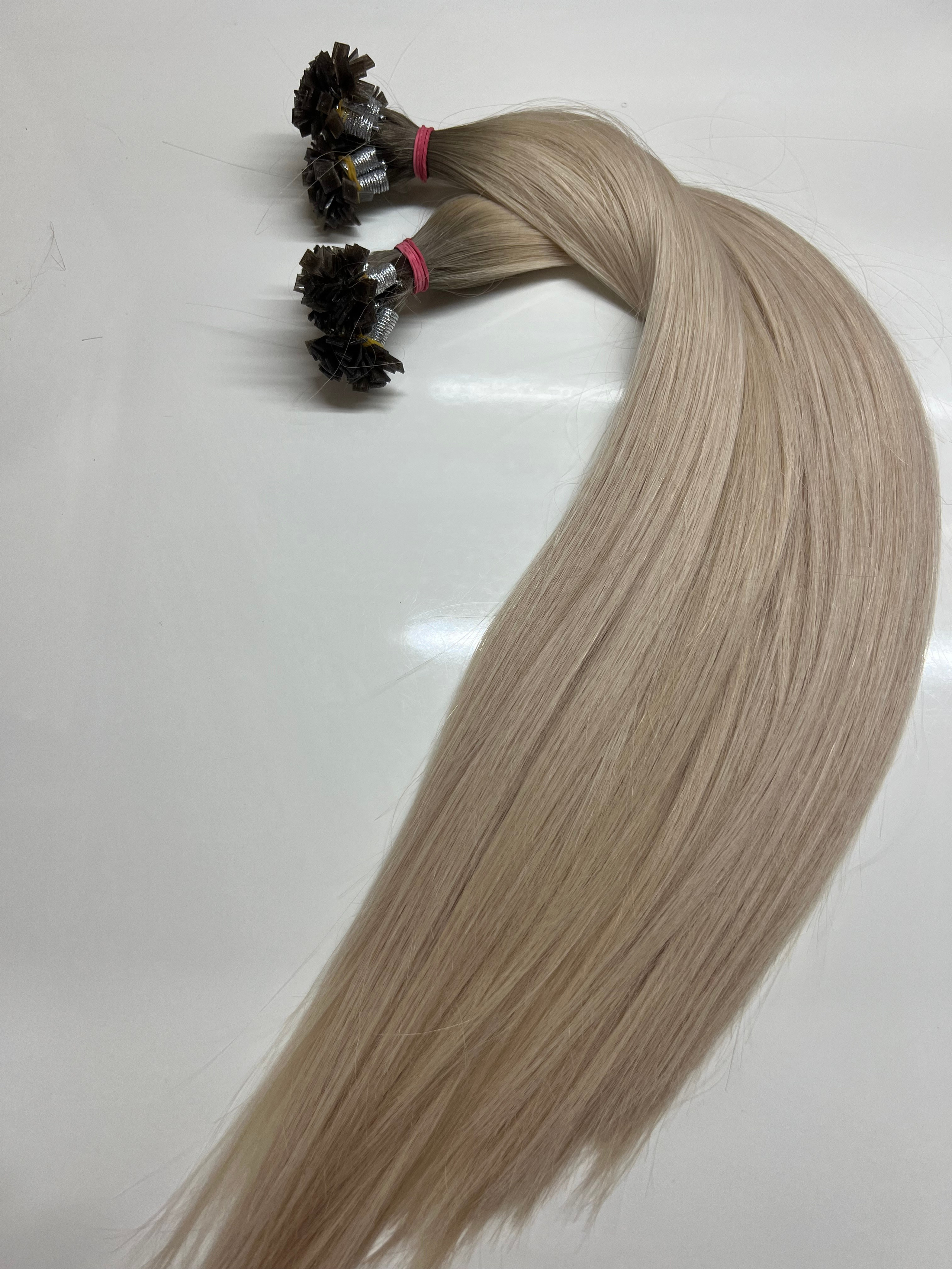Luxury Slavic Hair Extensions — Keratin Capsules and Wefts, 50 cm & 60 cm