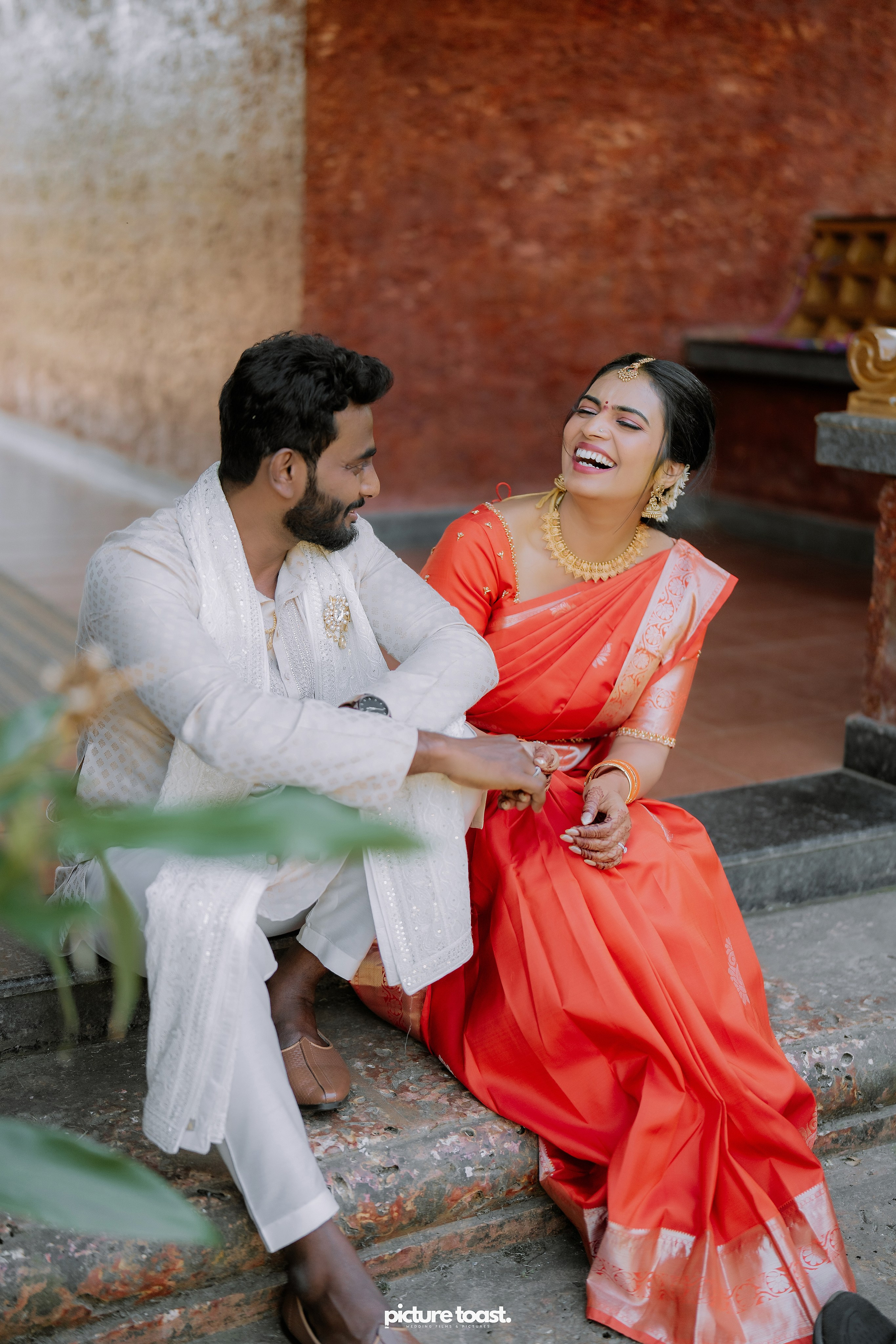 Wrapped in love and tradition. Fine art Wedding Photographers in India & Canada