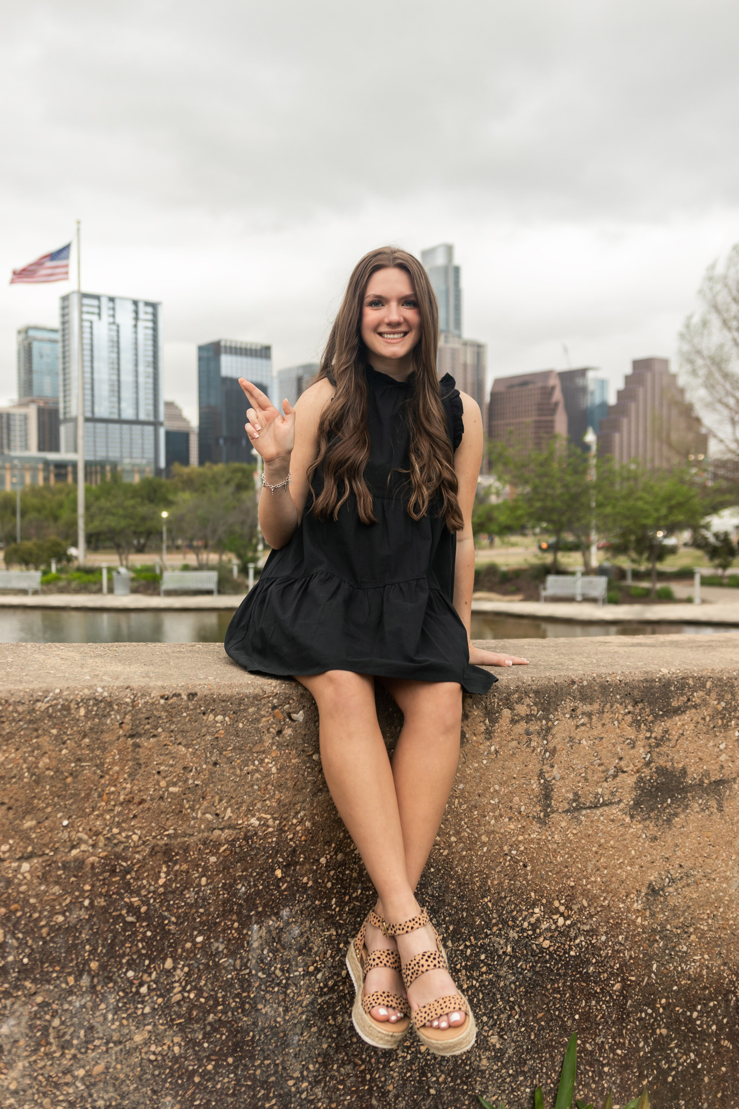 Avery’s senior photoshoot at Auditorium Shores