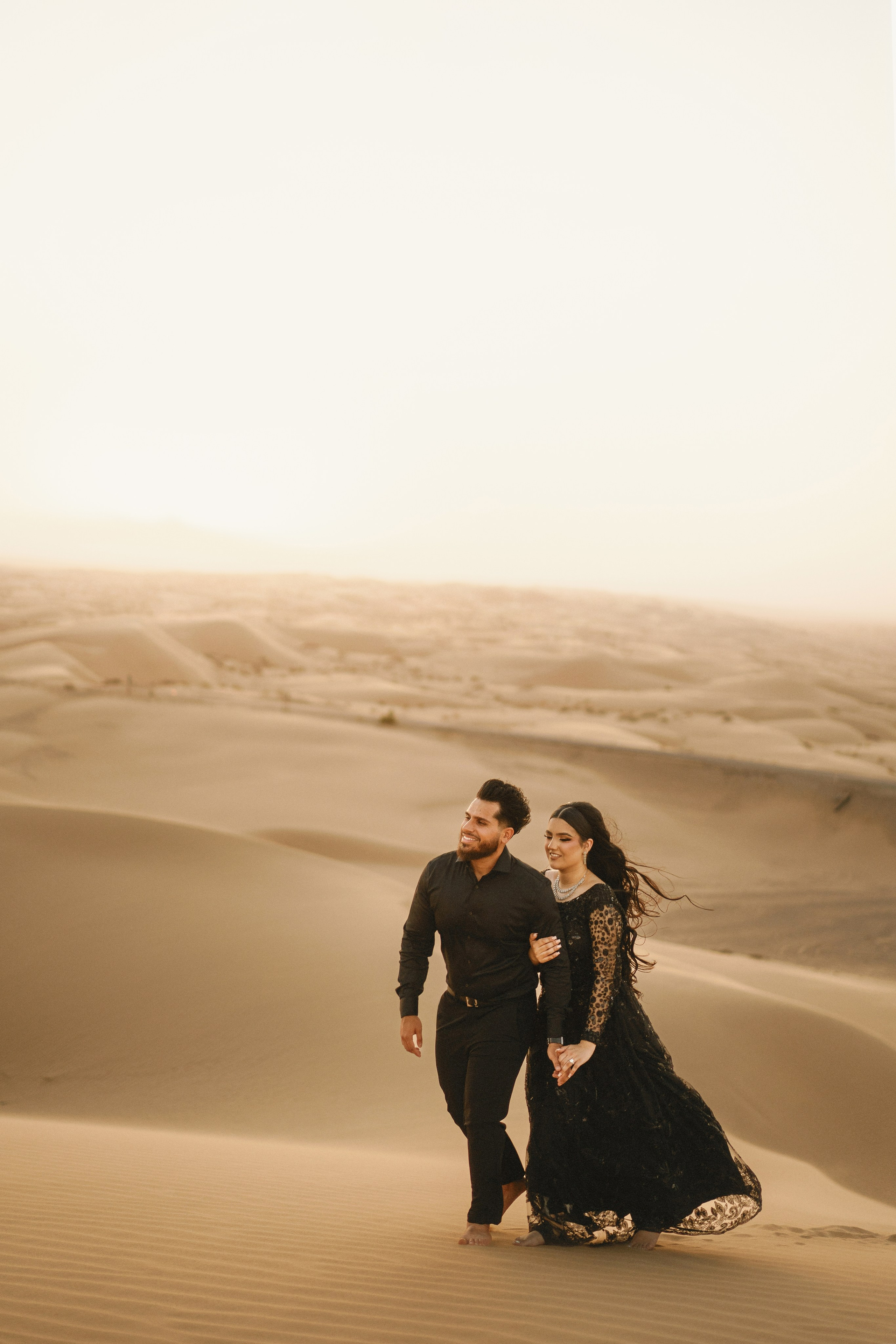 Elopement at Glamis Sand Dunes California. Wedding Photography & Videography Team in California, Los Angeles, San Francisco, San Diego and Travel