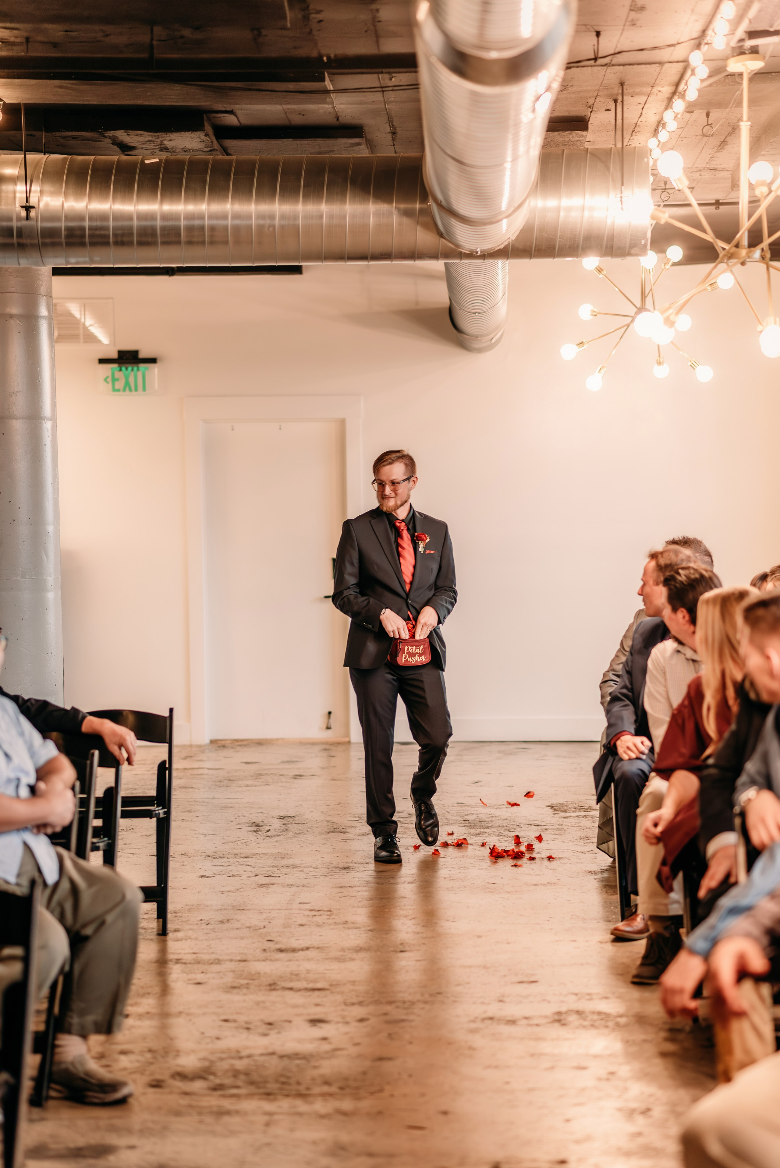 Bold & Dramatic Wedding at The Paper Mill on The Landing | Fort Wayne Wedding Photographer. Alexandria Danielle Photography | Fort Wayne & Indianapolis Wedding Photographer