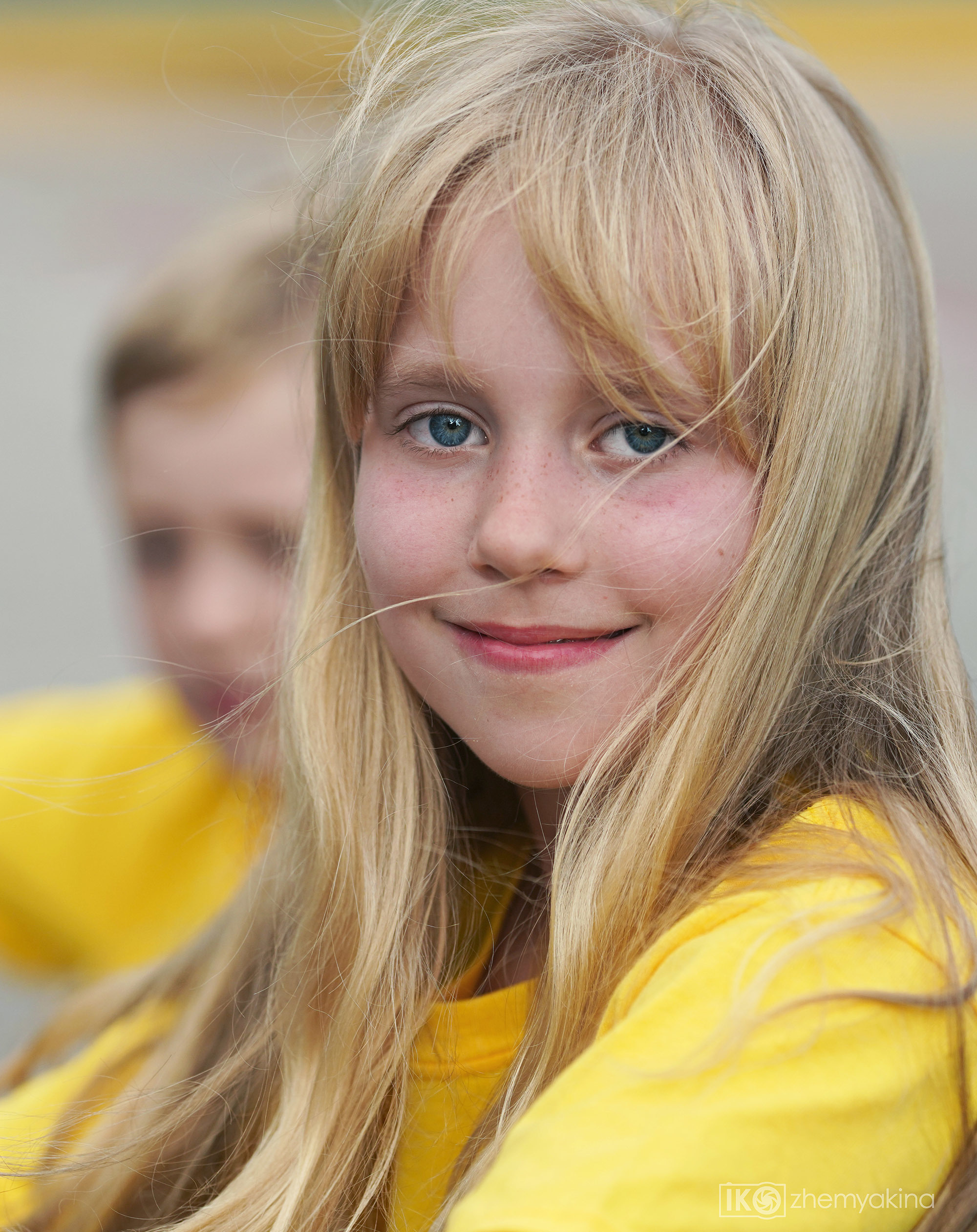 Children-in-a-puddle. Photographer Irina Kozhemyakina. Houston