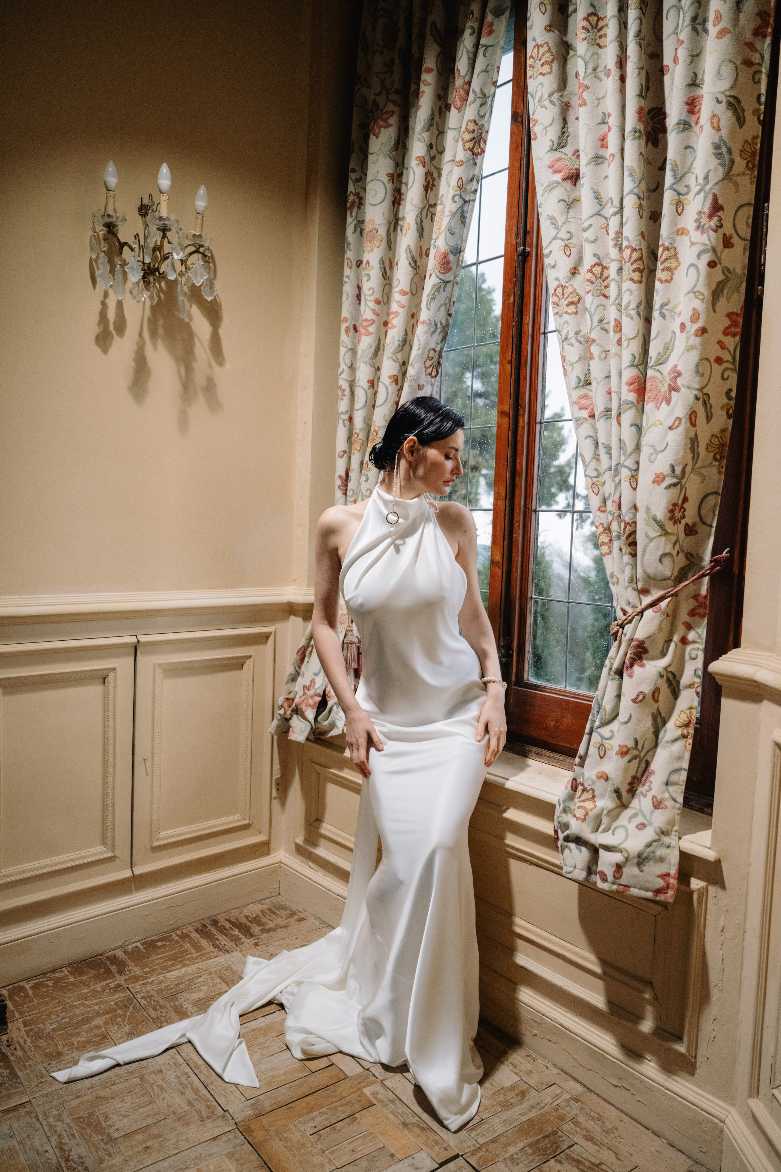 Elegant Barcelona wedding at La Baronia captured on film and digital Romantic destination wedding photography near Barcelona, Spain