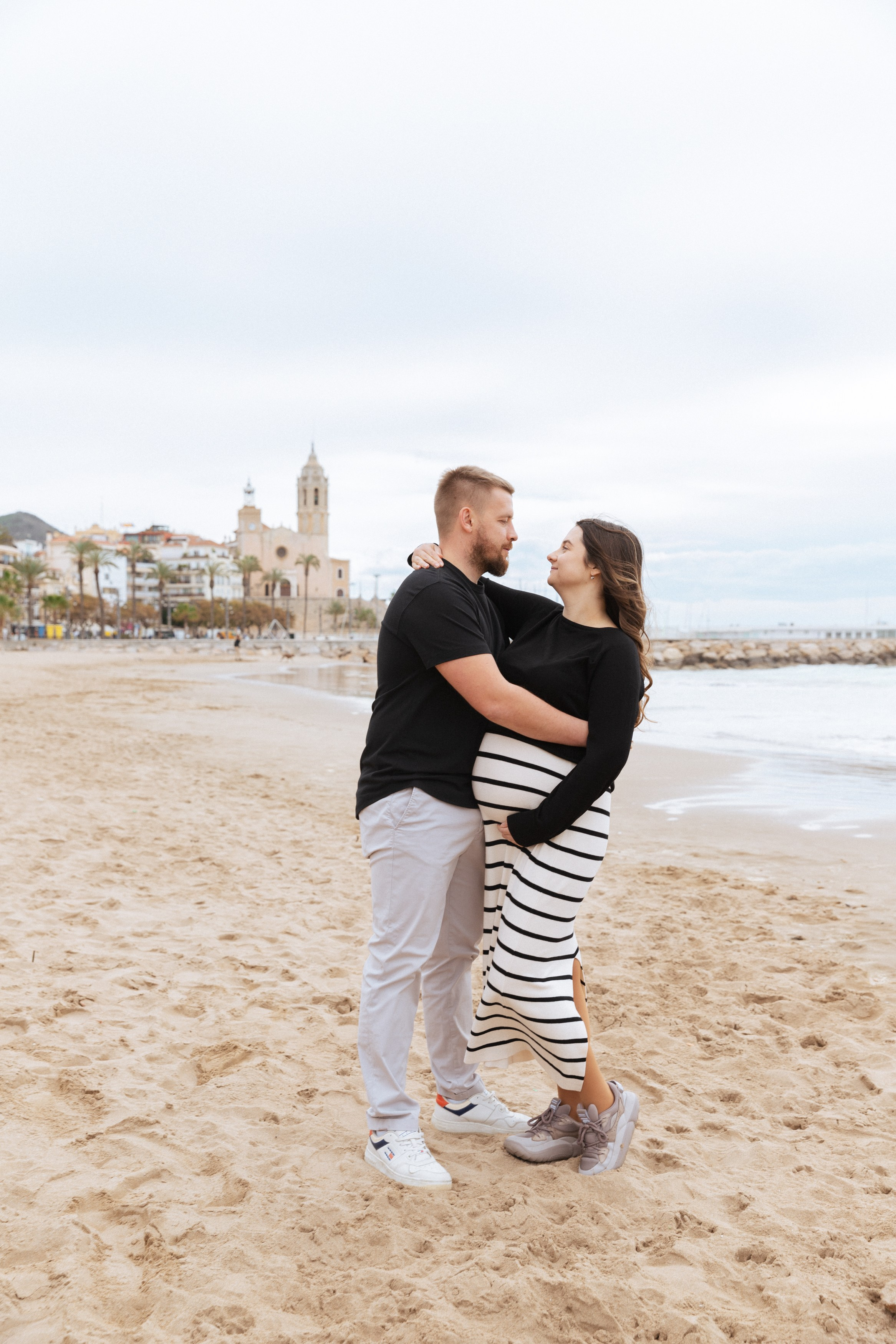 Pregnancy. Fotógrafa en Barcelona Sitges Kateryna Shelkovnikova