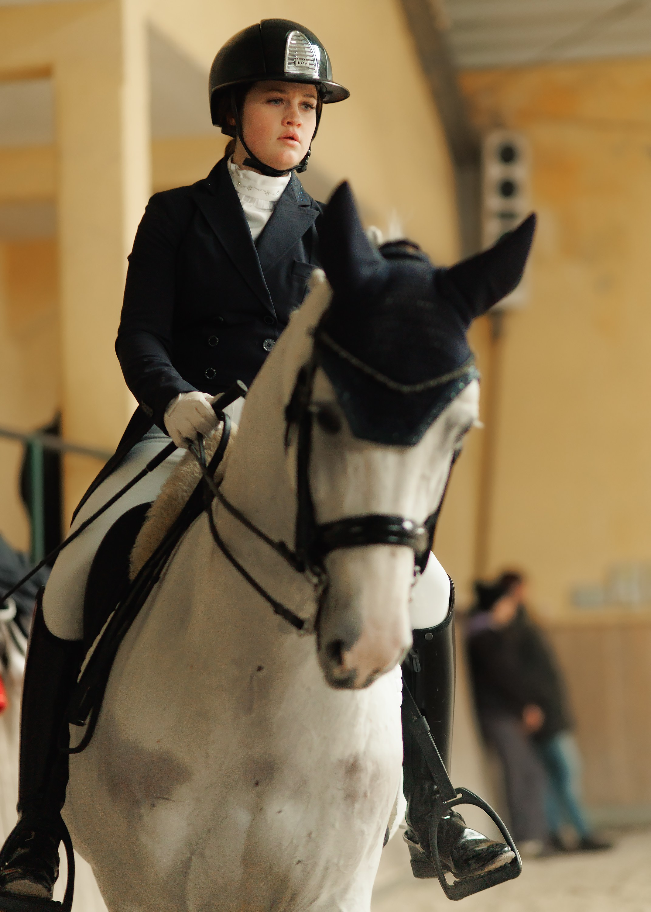 Partynice dressage \ feb'25. Kaja | fotograf we Wrocławiu | ludzie i psy