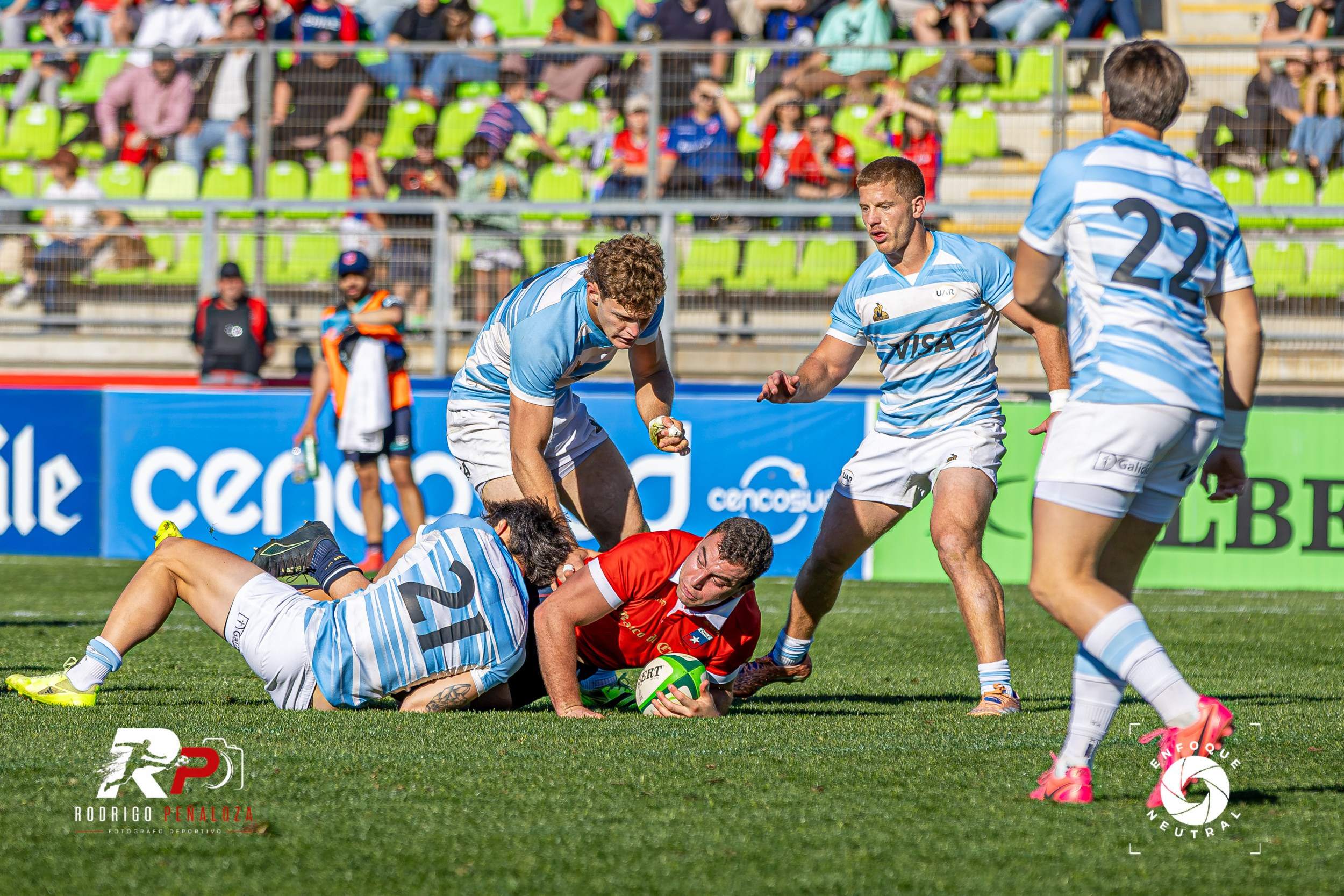 RUGBY: CHILE XV VS ARGENTINA XV AMERICAS RUGBY. Fotógrafo Deportivo Rodrigo Peñaloza Otarola