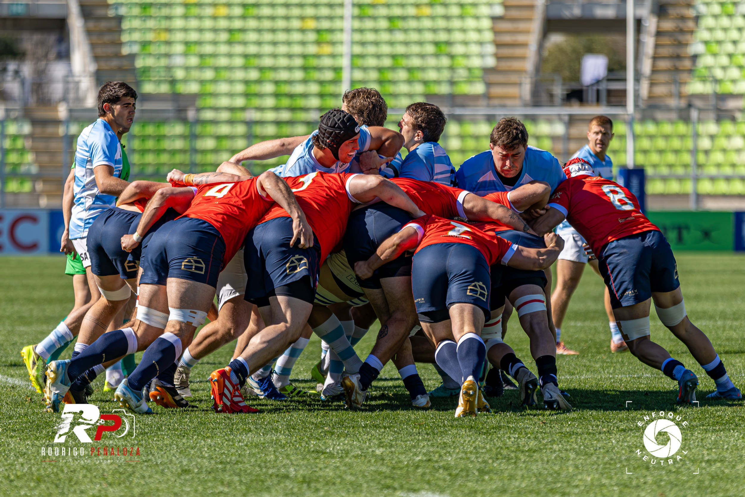 RUGBY: CHILE XV VS ARGENTINA XV AMERICAS RUGBY. Fotógrafo Deportivo Rodrigo Peñaloza Otarola