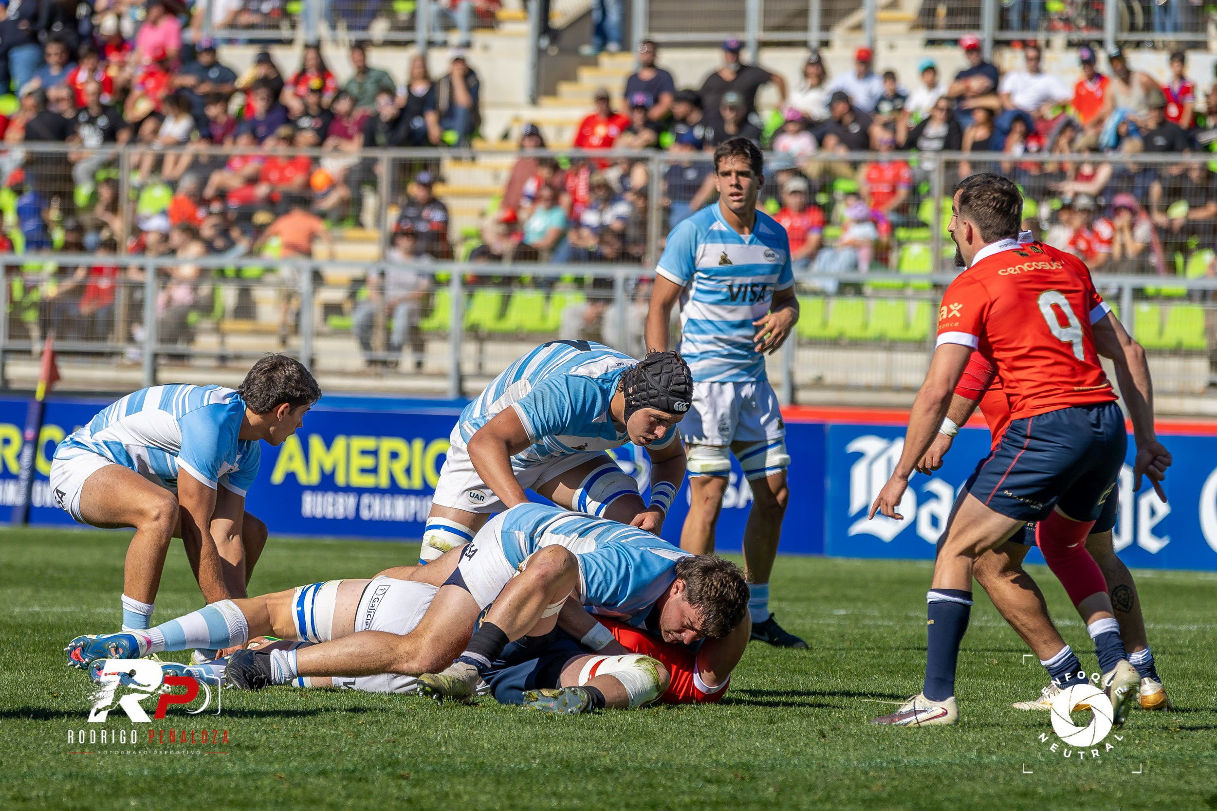 RUGBY: CHILE XV VS ARGENTINA XV AMERICAS RUGBY. Fotógrafo Deportivo Rodrigo Peñaloza Otarola