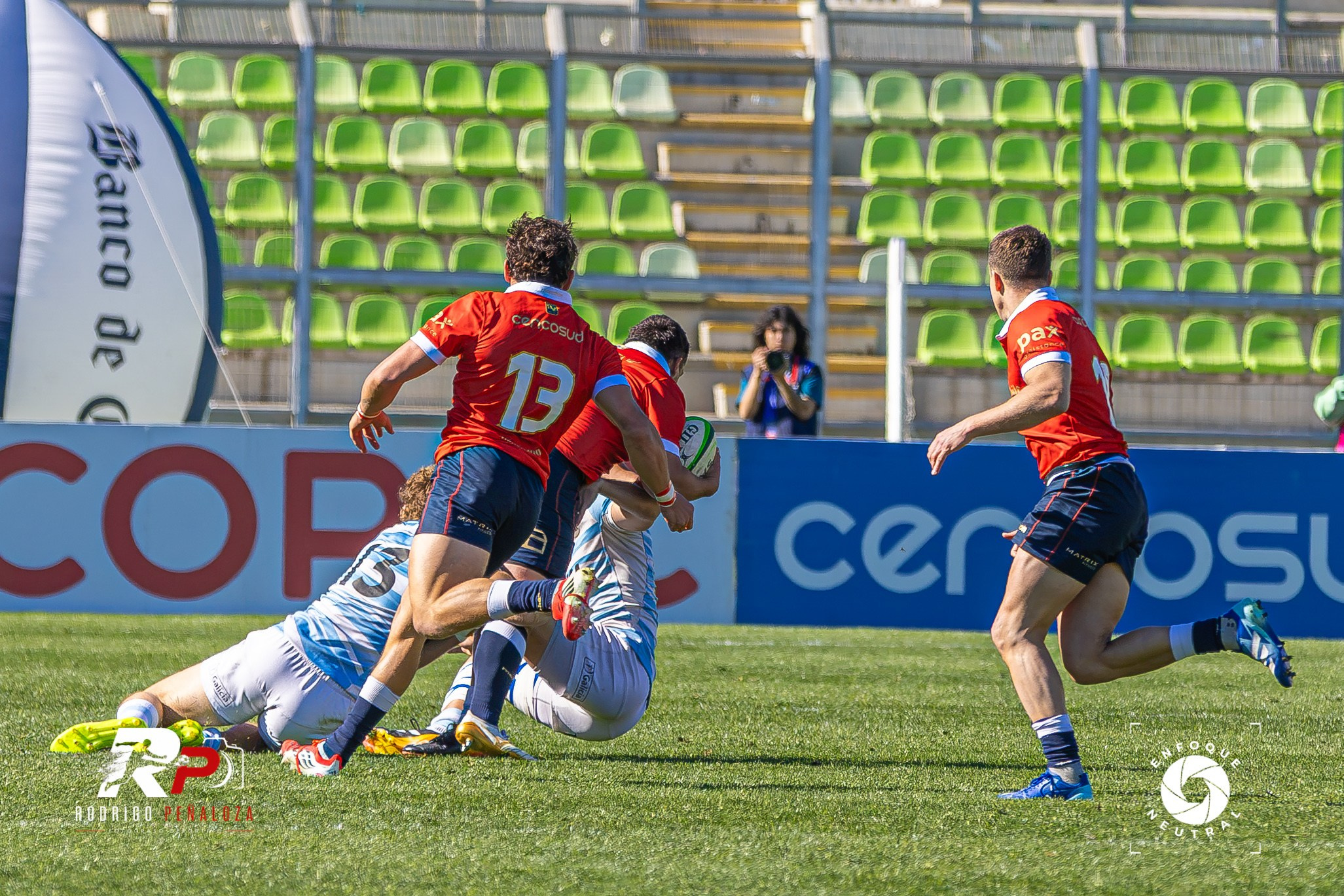 RUGBY: CHILE XV VS ARGENTINA XV AMERICAS RUGBY. Fotógrafo Deportivo Rodrigo Peñaloza Otarola